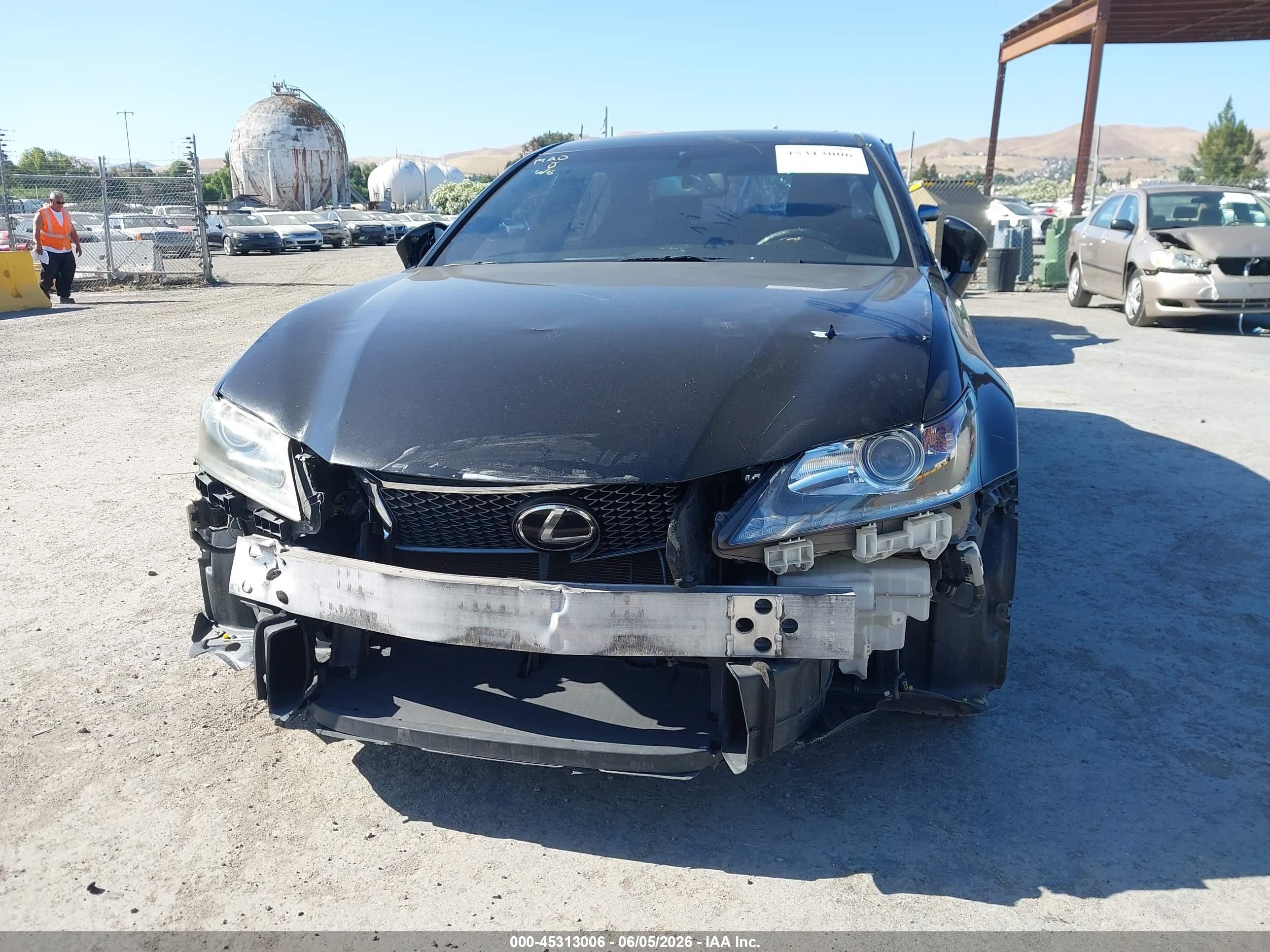 2014 Lexus Gs 350   Black vin: JTHBE1BL8E5031643