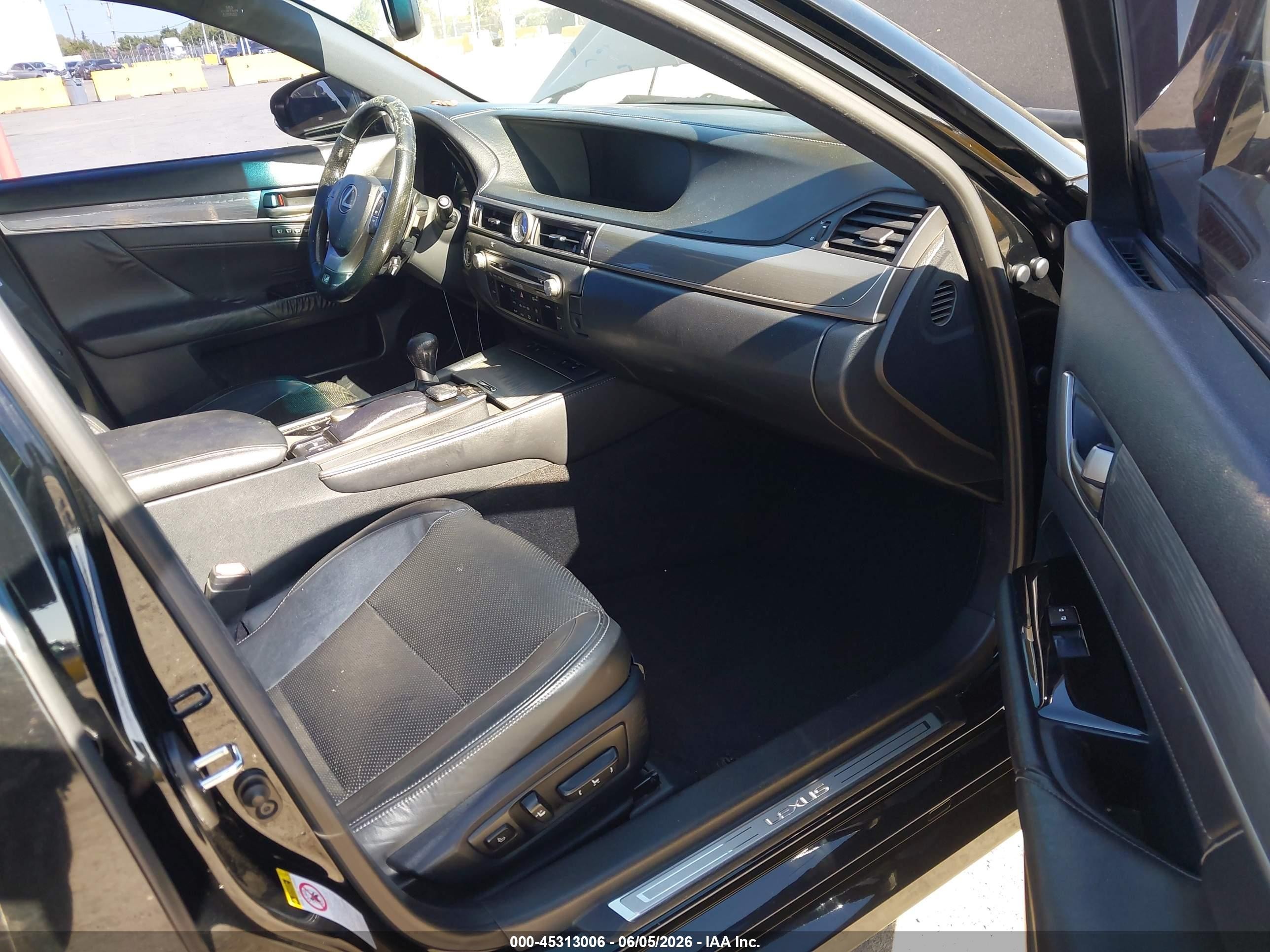 2014 Lexus Gs 350   Black vin: JTHBE1BL8E5031643