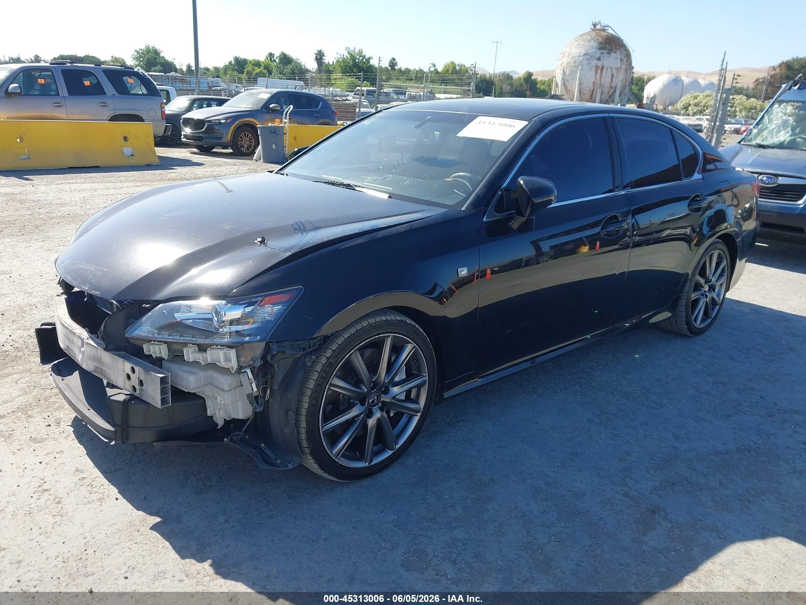 2014 Lexus Gs 350   Black vin: JTHBE1BL8E5031643