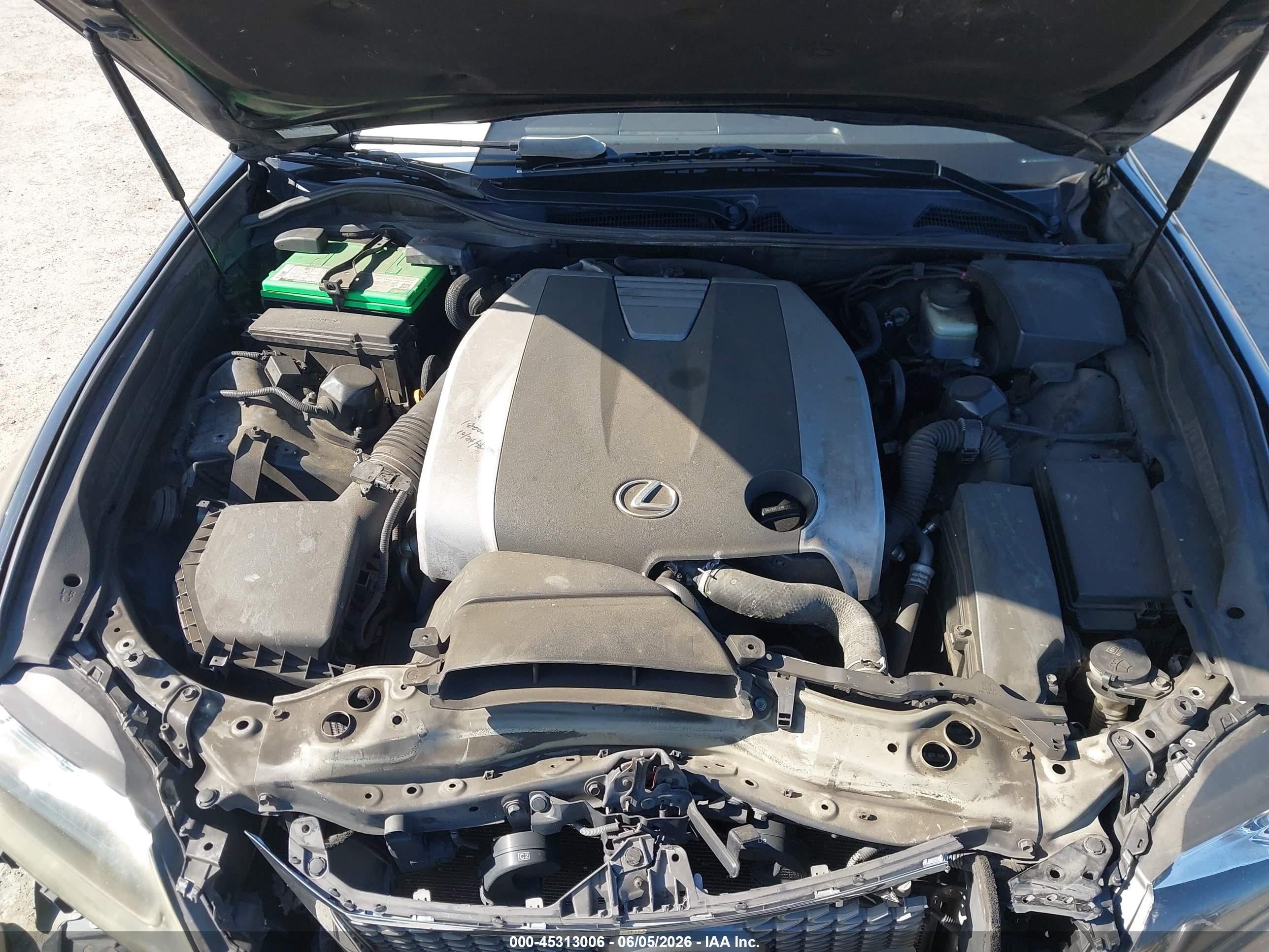 2014 Lexus Gs 350   Black vin: JTHBE1BL8E5031643