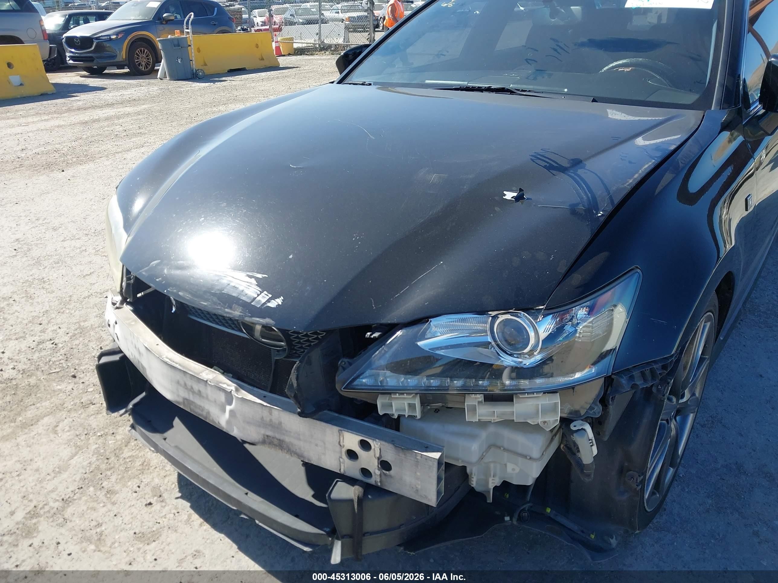 2014 Lexus Gs 350   Black vin: JTHBE1BL8E5031643