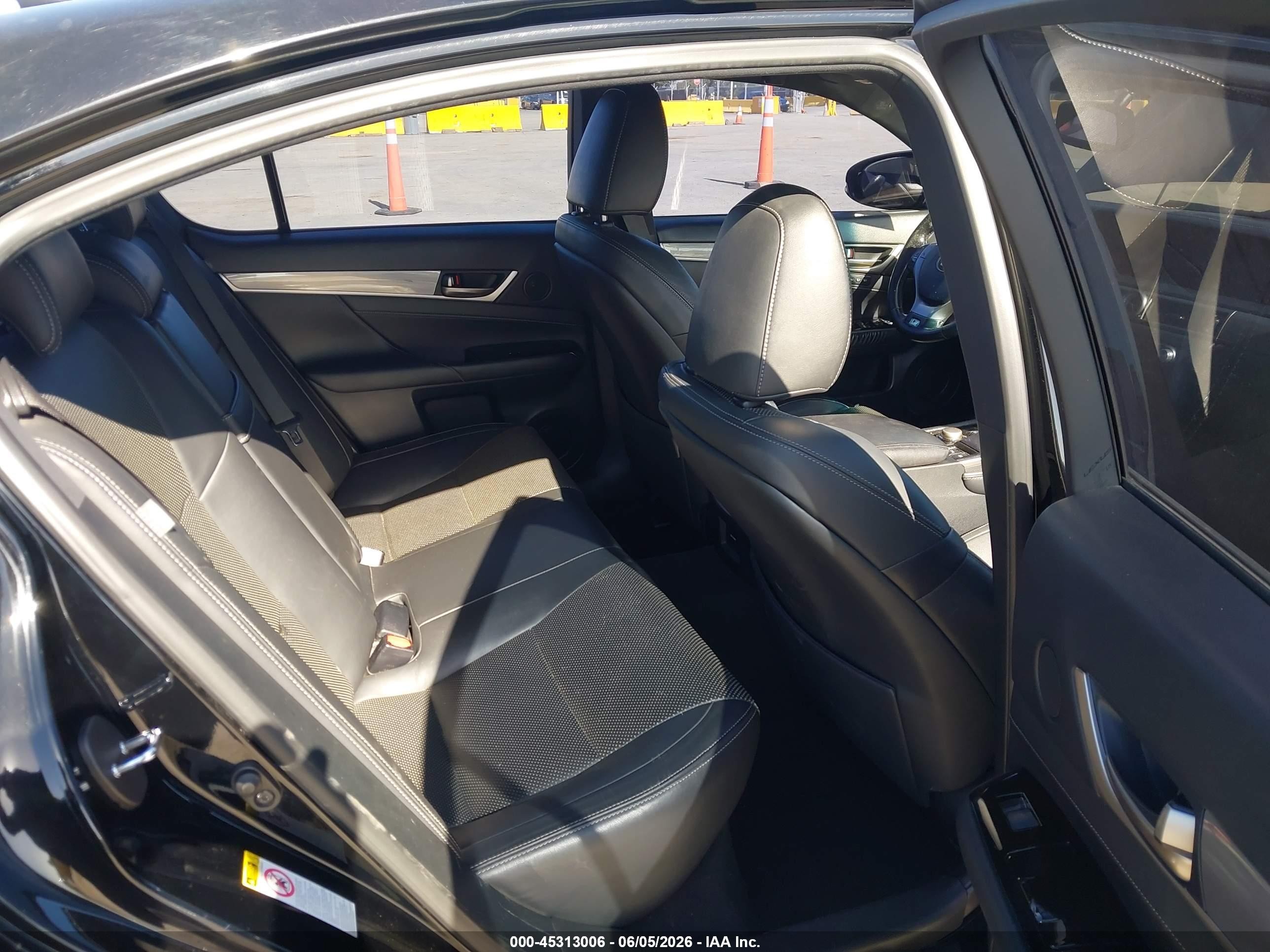 2014 Lexus Gs 350   Black vin: JTHBE1BL8E5031643