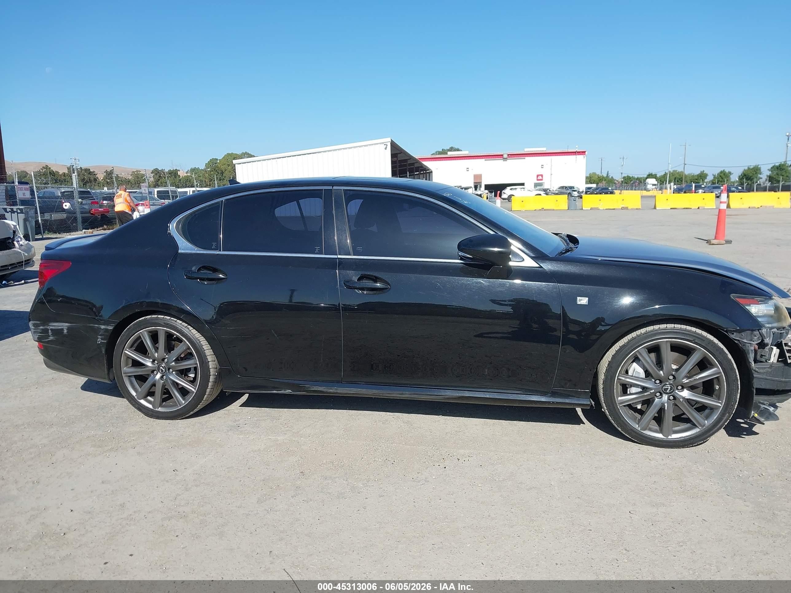 2014 Lexus Gs 350   Black vin: JTHBE1BL8E5031643