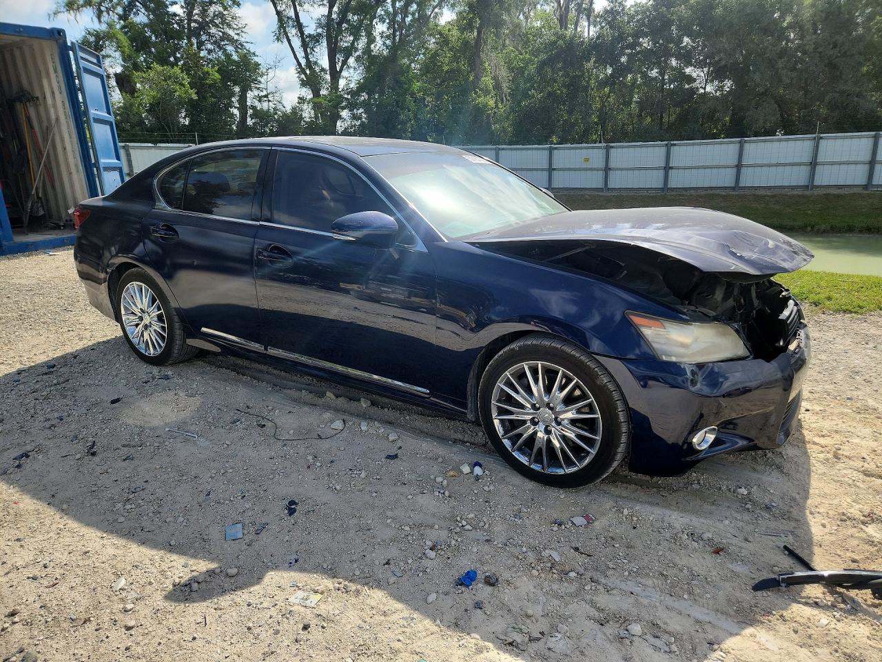 2014 Lexus Gs 350 Blue vin: JTHBE1BL8E5033022