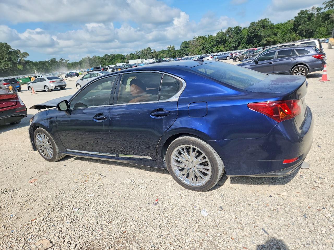 2014 Lexus Gs 350 Blue vin: JTHBE1BL8E5033022
