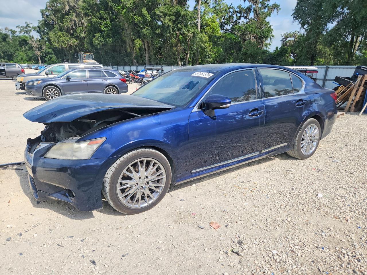 2014 Lexus Gs 350 Blue vin: JTHBE1BL8E5033022