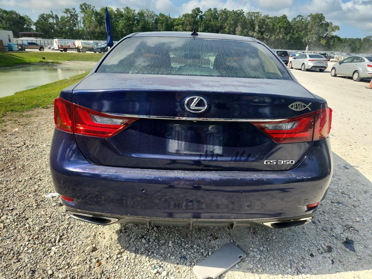 2014 Lexus Gs 350 Blue vin: JTHBE1BL8E5033022