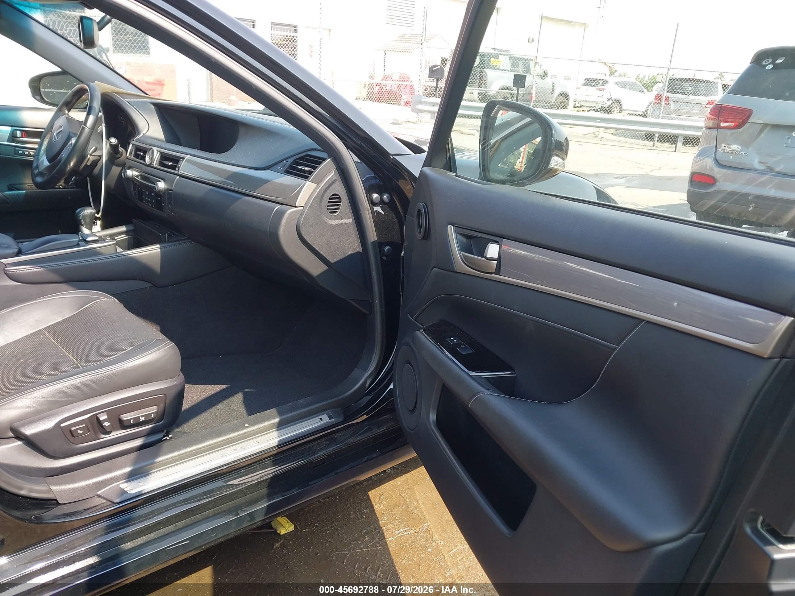 2014 Lexus Gs 350   Black vin: JTHBE1BL8E5033778