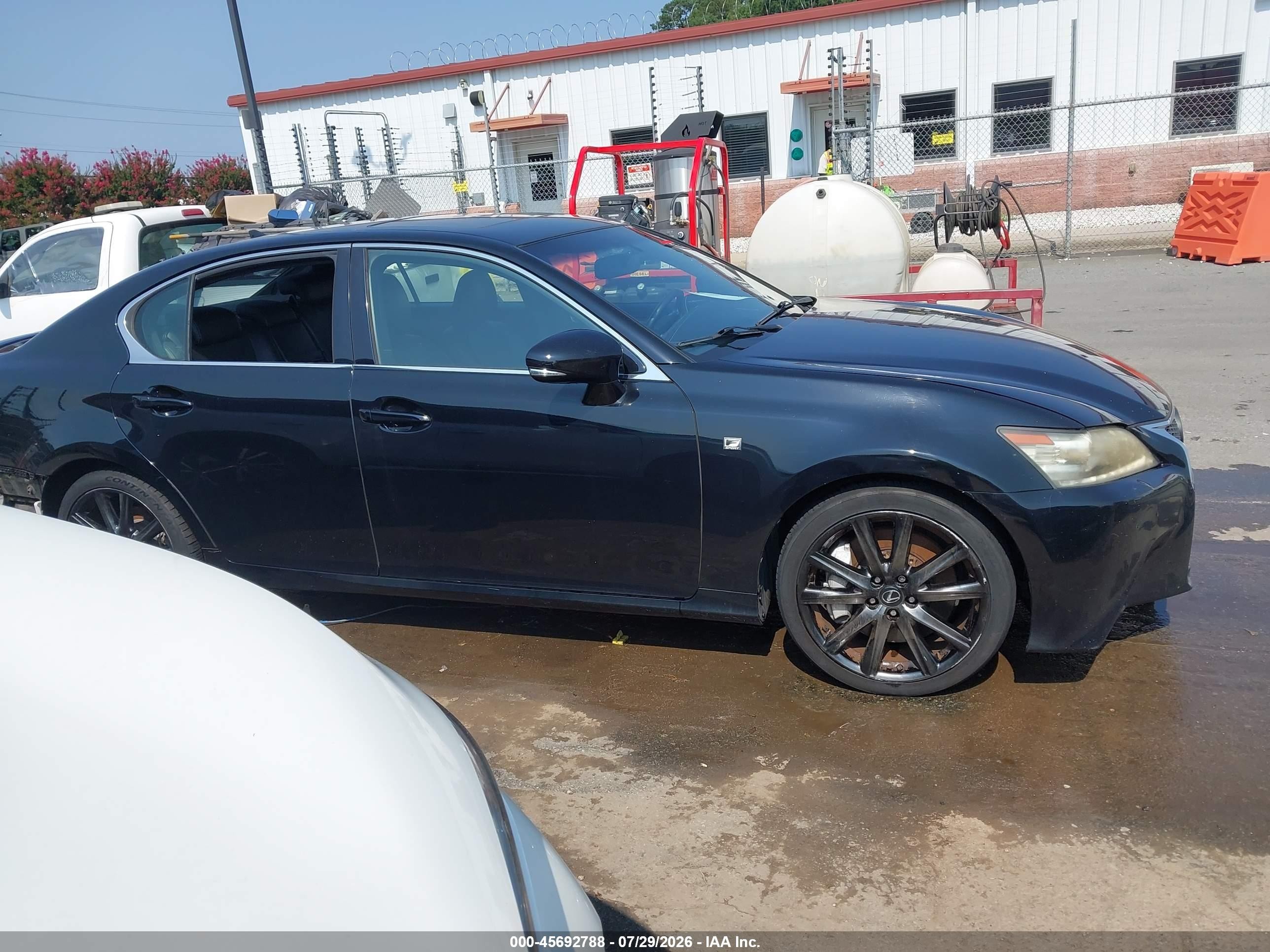 2014 Lexus Gs 350   Black vin: JTHBE1BL8E5033778