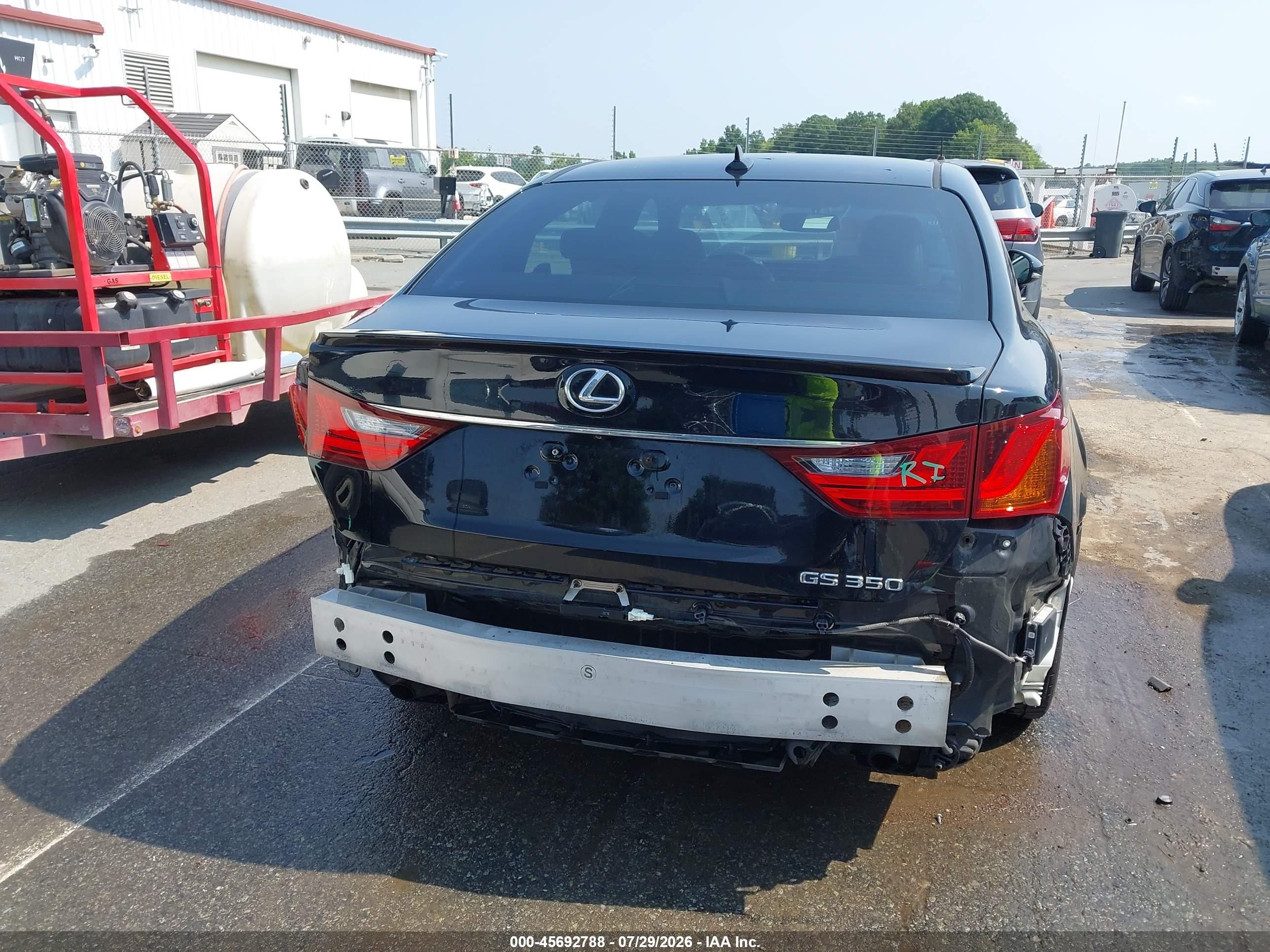 2014 Lexus Gs 350   Black vin: JTHBE1BL8E5033778