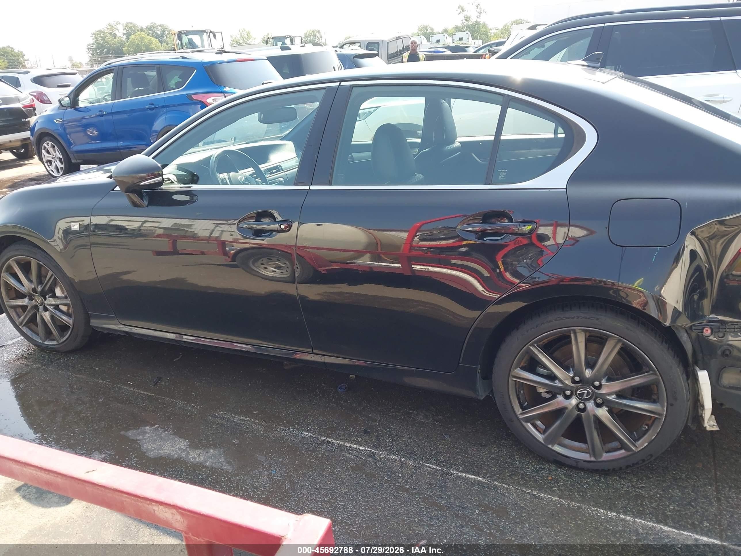 2014 Lexus Gs 350   Black vin: JTHBE1BL8E5033778