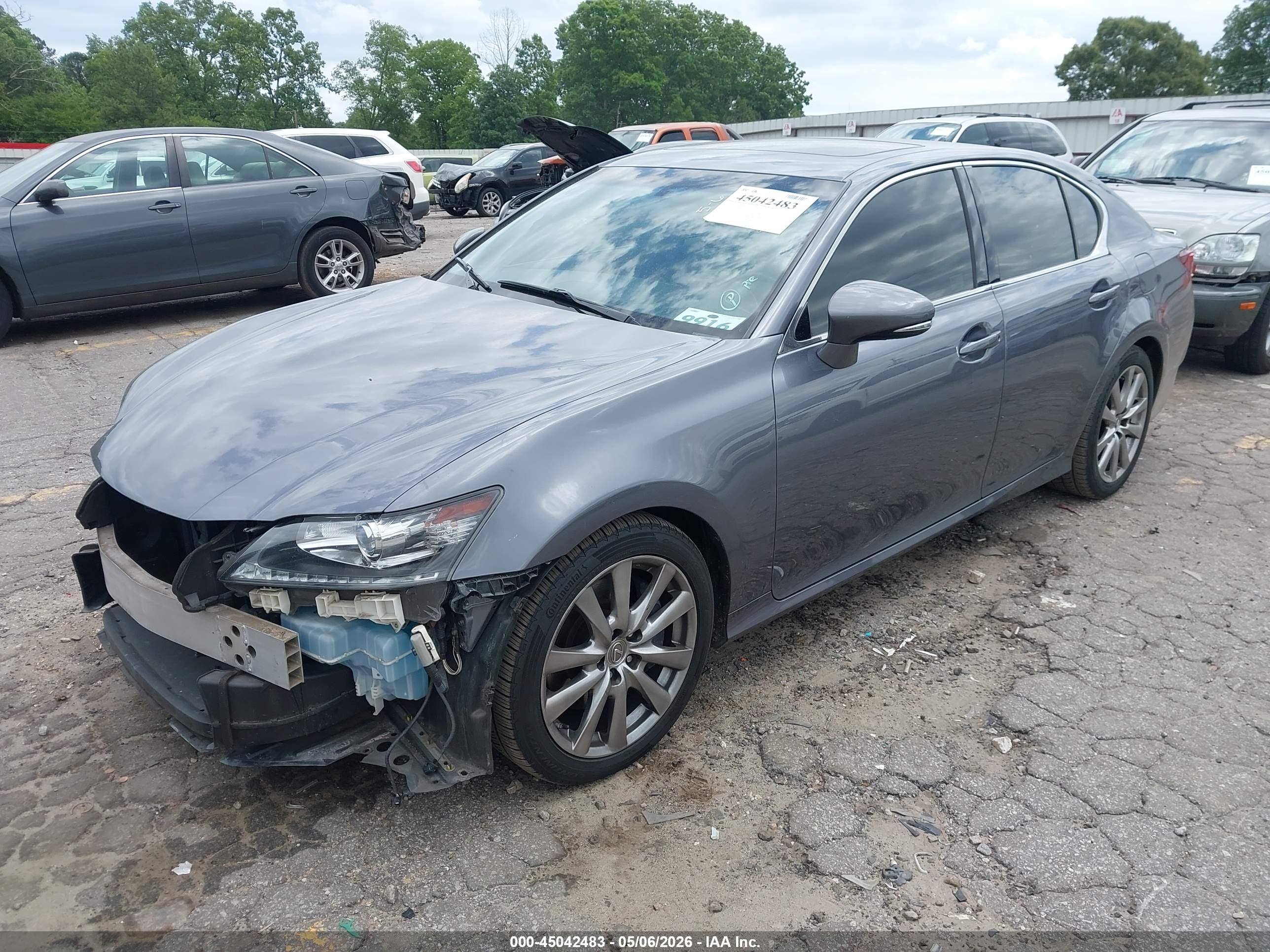 2014 Lexus Gs 350   Gray vin: JTHBE1BL8E5038902