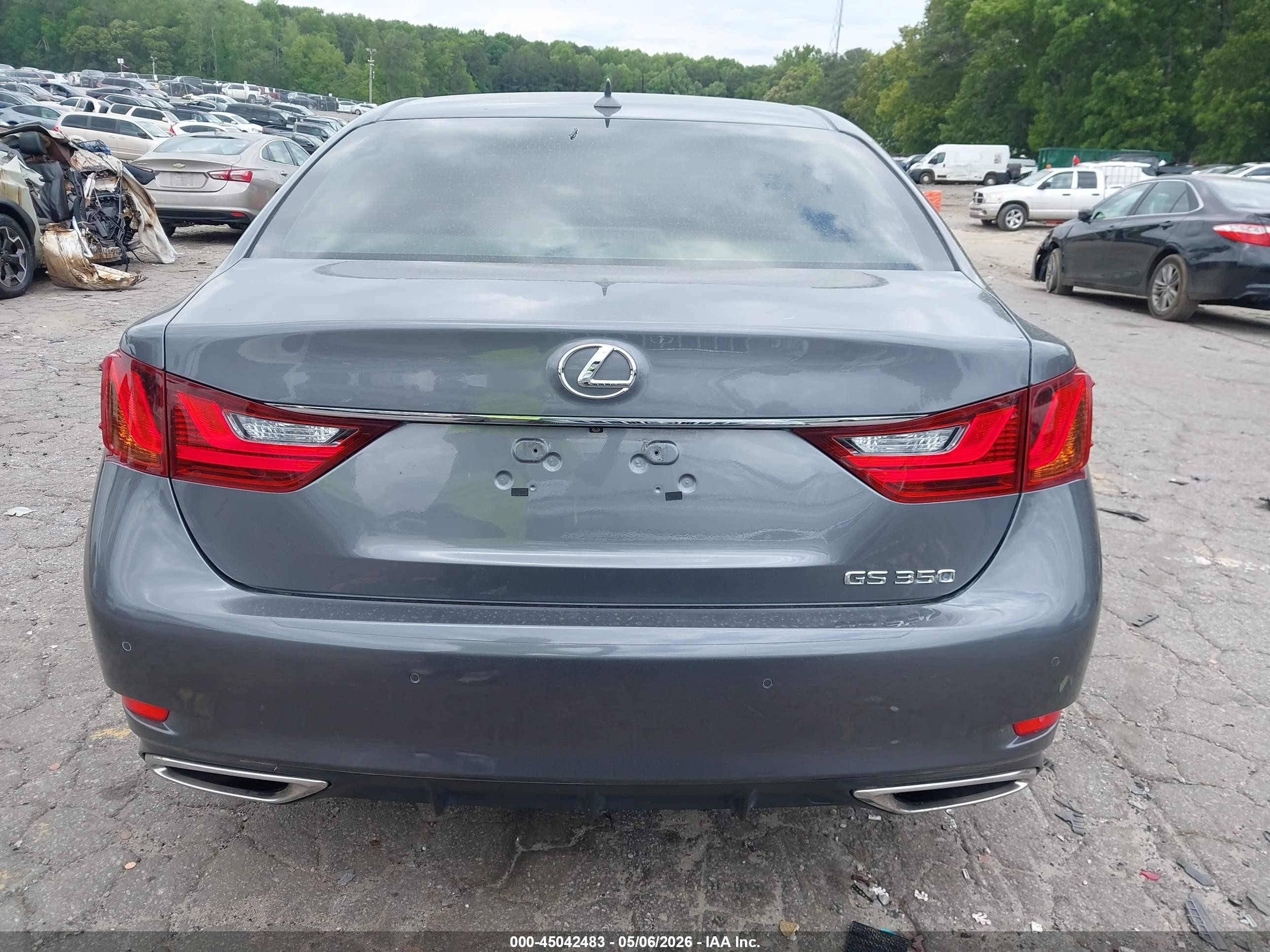 2014 Lexus Gs 350   Gray vin: JTHBE1BL8E5038902