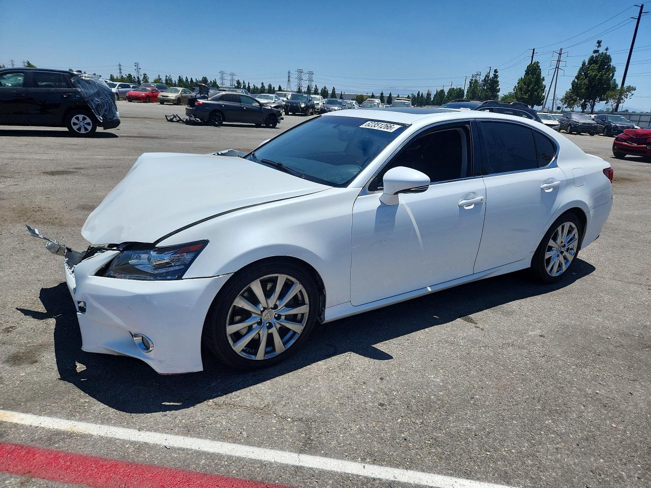 2014 Lexus Gs 350 White vin: JTHBE1BL8E5040665
