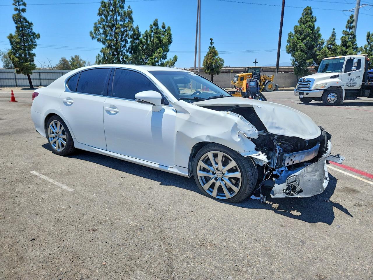 2014 Lexus Gs 350 White vin: JTHBE1BL8E5040665