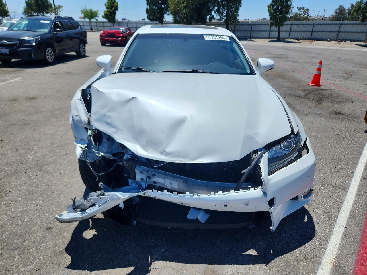 2014 Lexus Gs 350 White vin: JTHBE1BL8E5040665