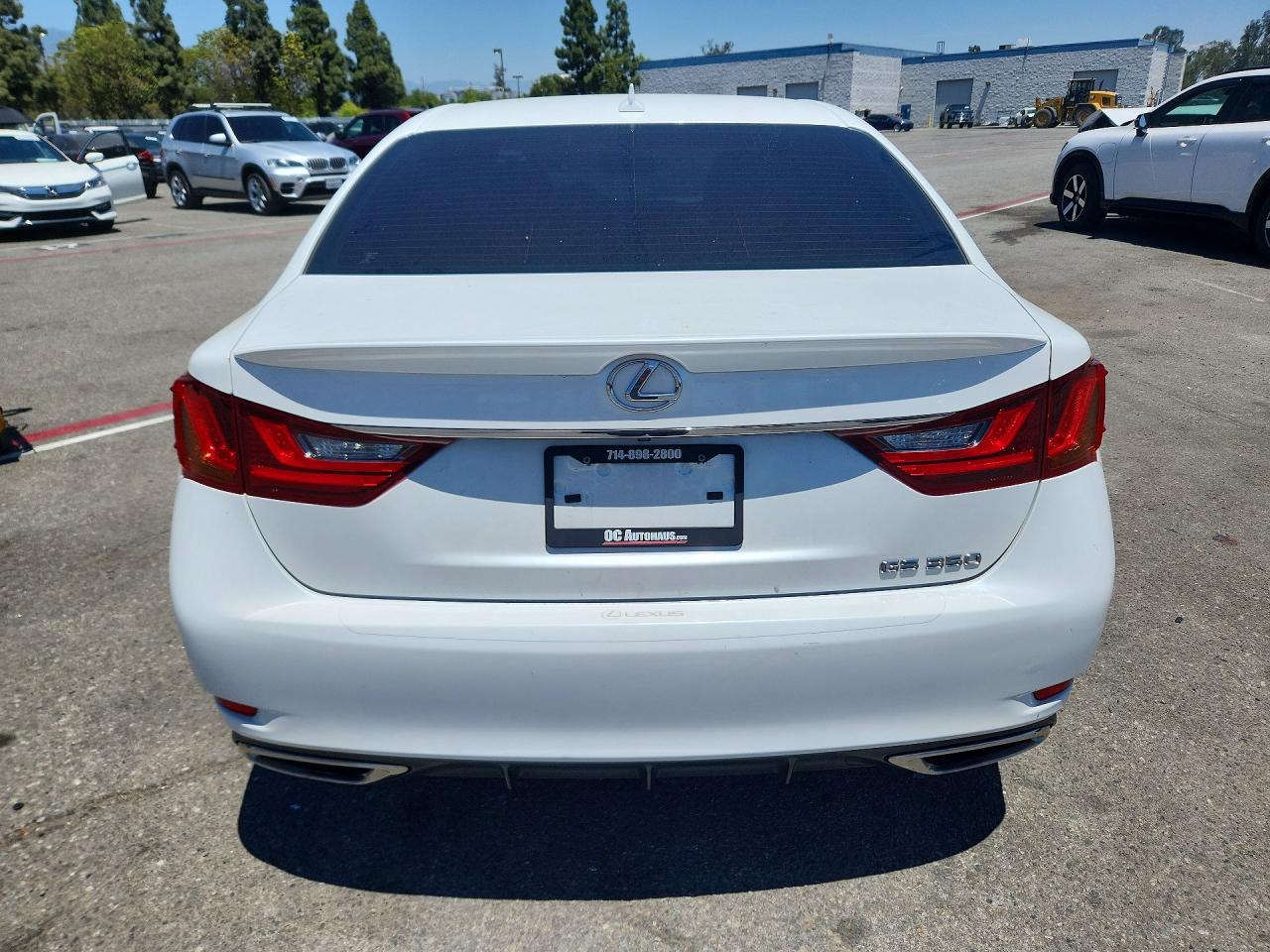 2014 Lexus Gs 350 White vin: JTHBE1BL8E5040665