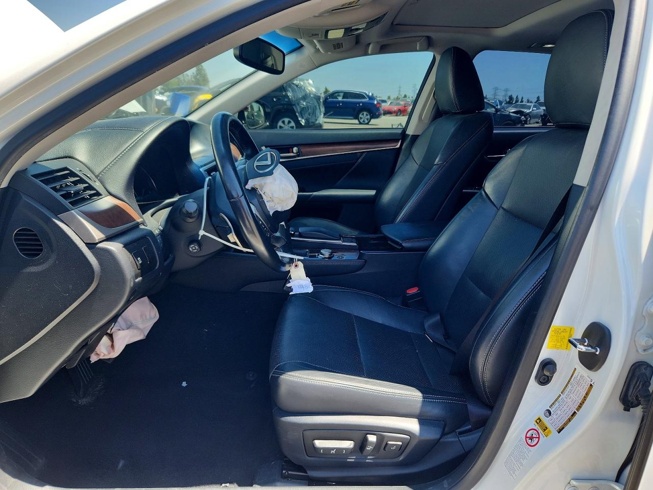 2014 Lexus Gs 350 White vin: JTHBE1BL8E5040665