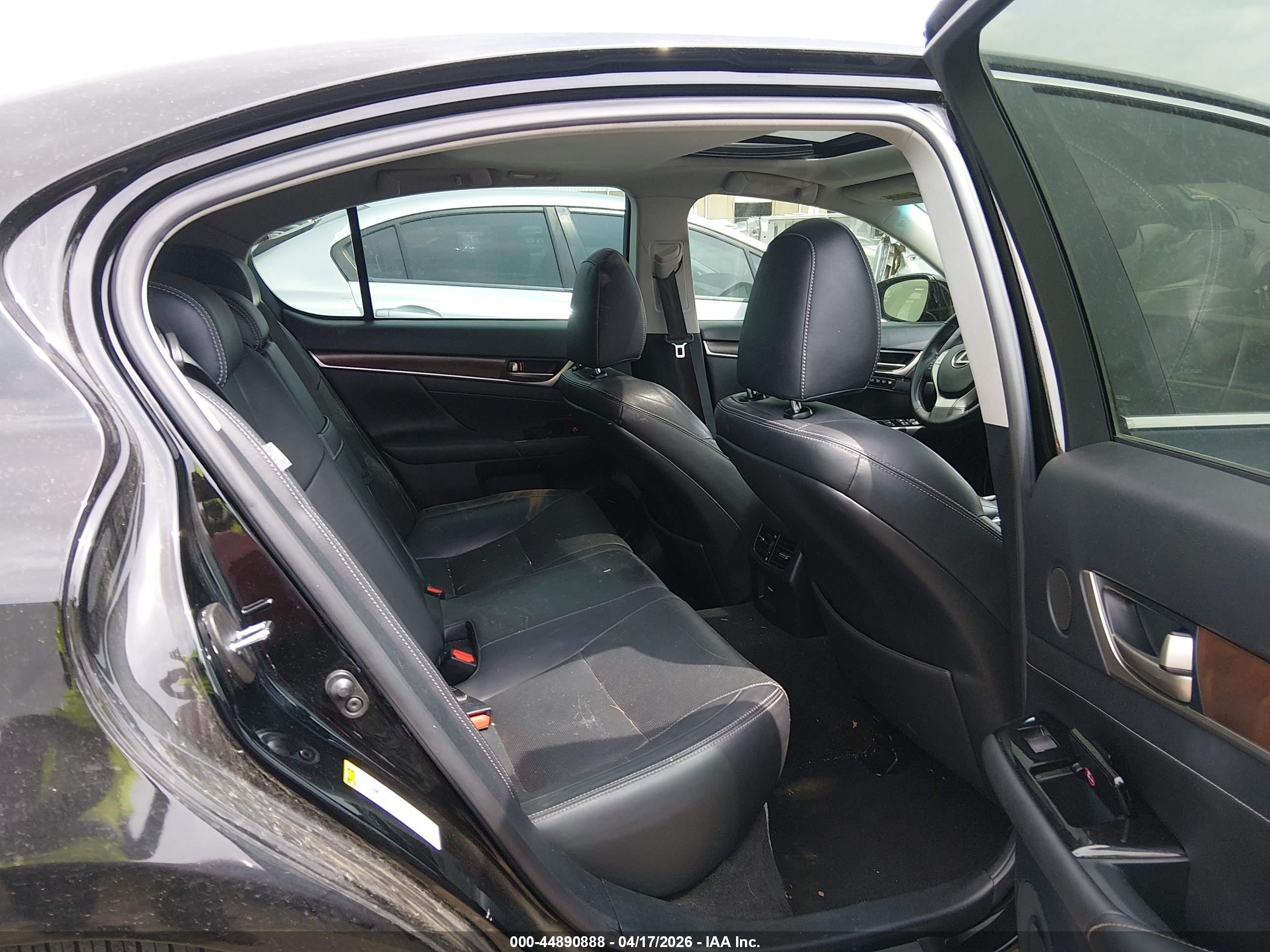 2014 Lexus Gs 350   Black vin: JTHBE1BL8E5040696
