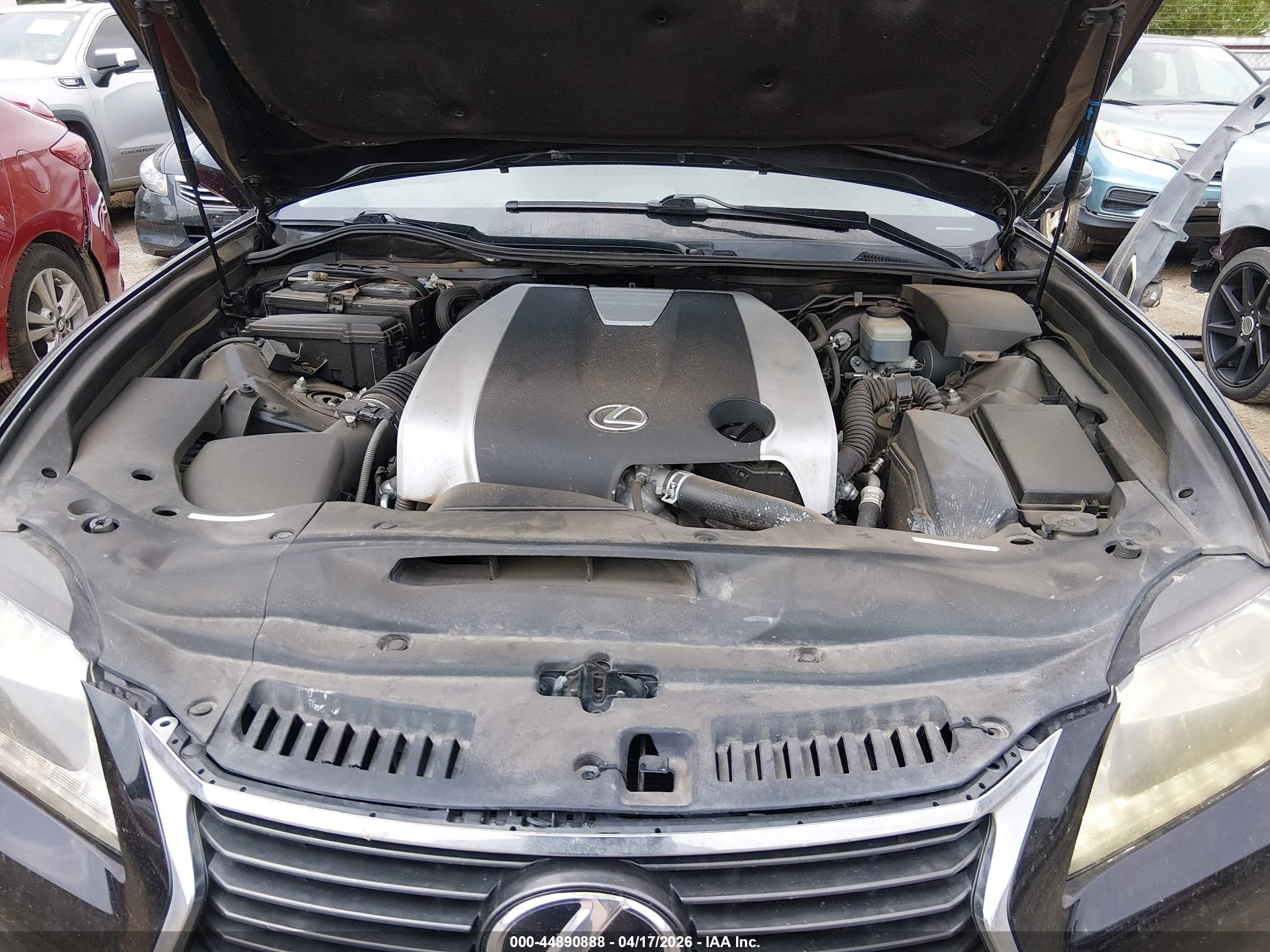 2014 Lexus Gs 350   Black vin: JTHBE1BL8E5040696