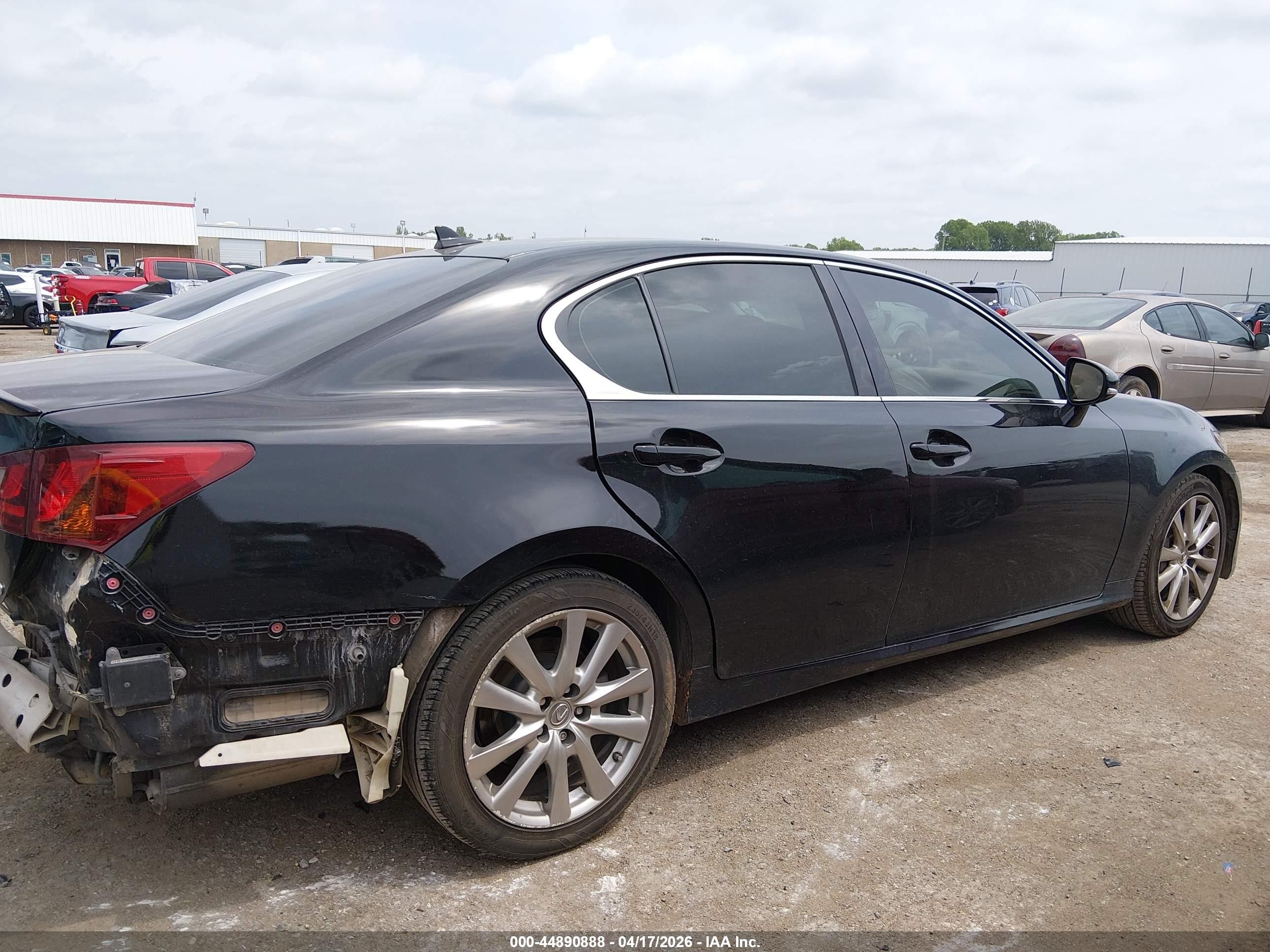 2014 Lexus Gs 350   Black vin: JTHBE1BL8E5040696
