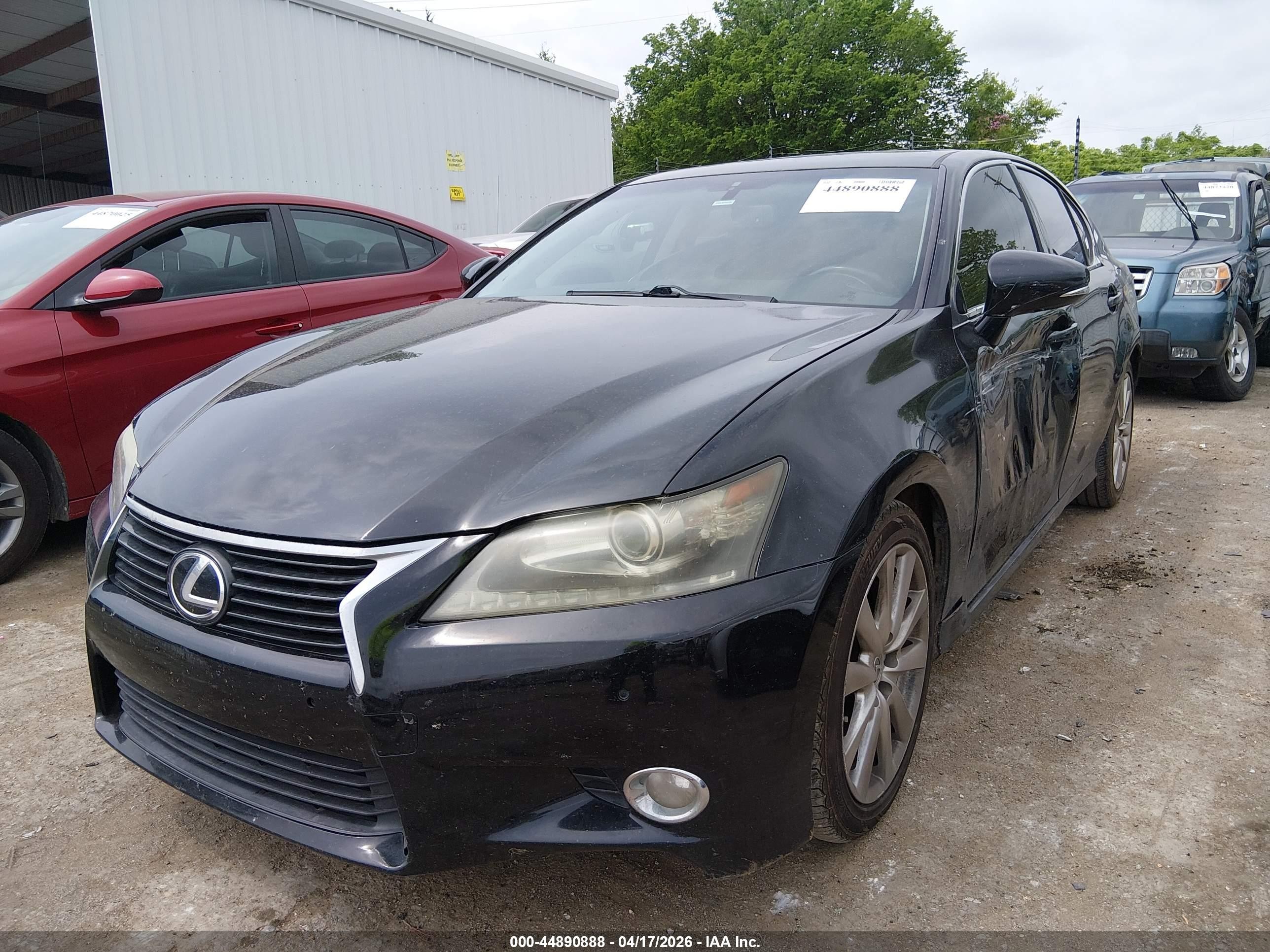 2014 Lexus Gs 350   Black vin: JTHBE1BL8E5040696