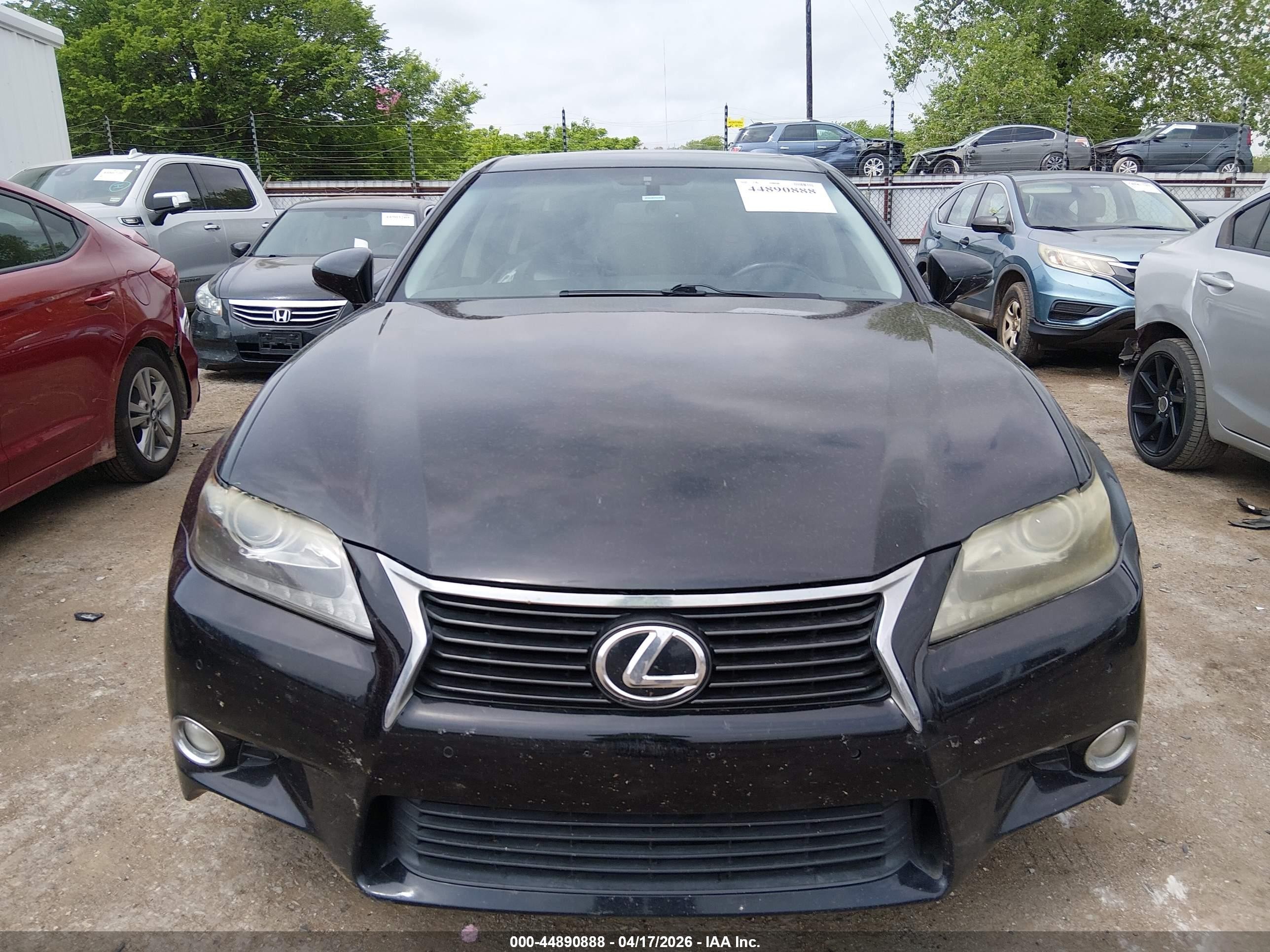 2014 Lexus Gs 350   Black vin: JTHBE1BL8E5040696