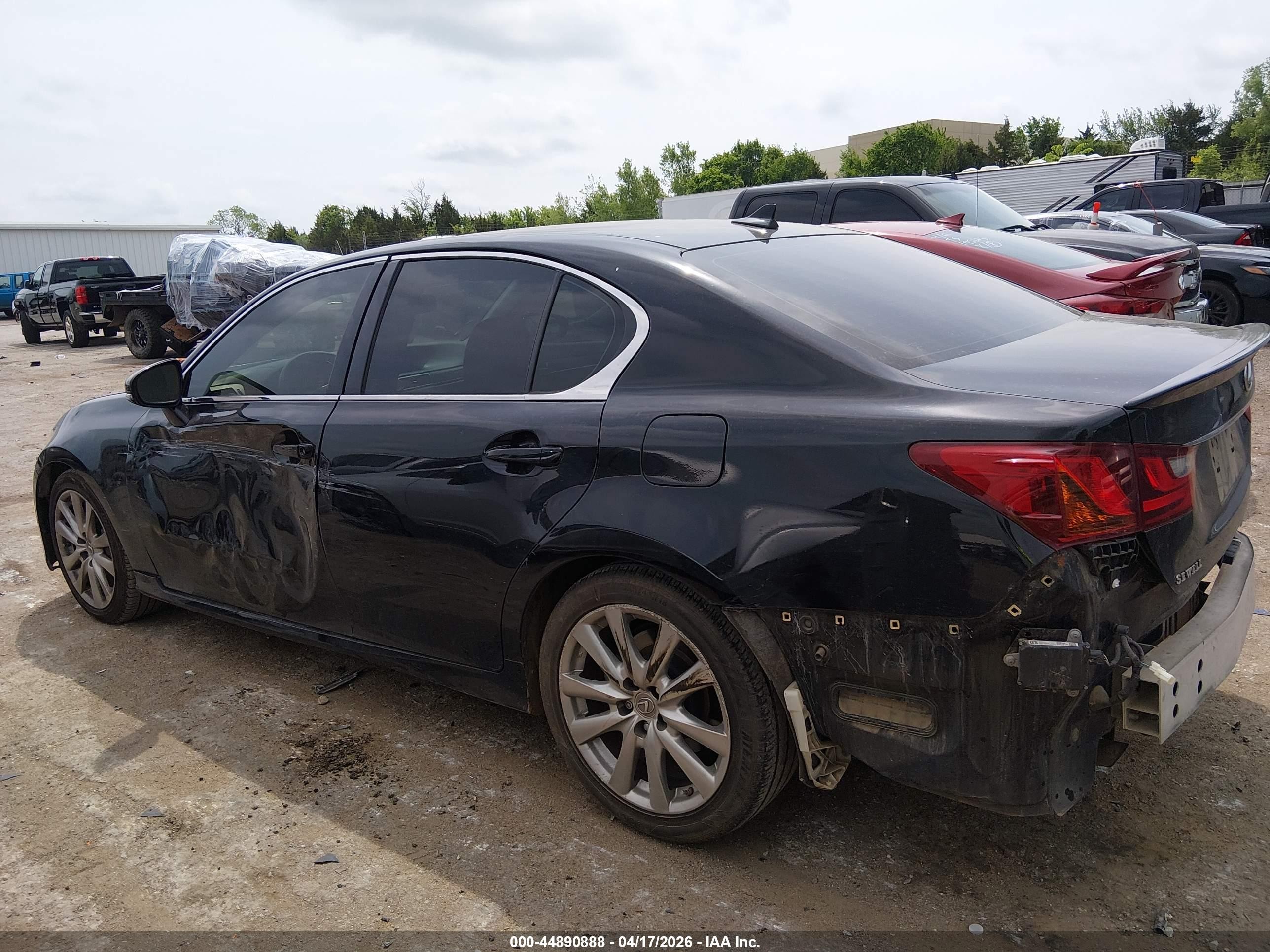 2014 Lexus Gs 350   Black vin: JTHBE1BL8E5040696