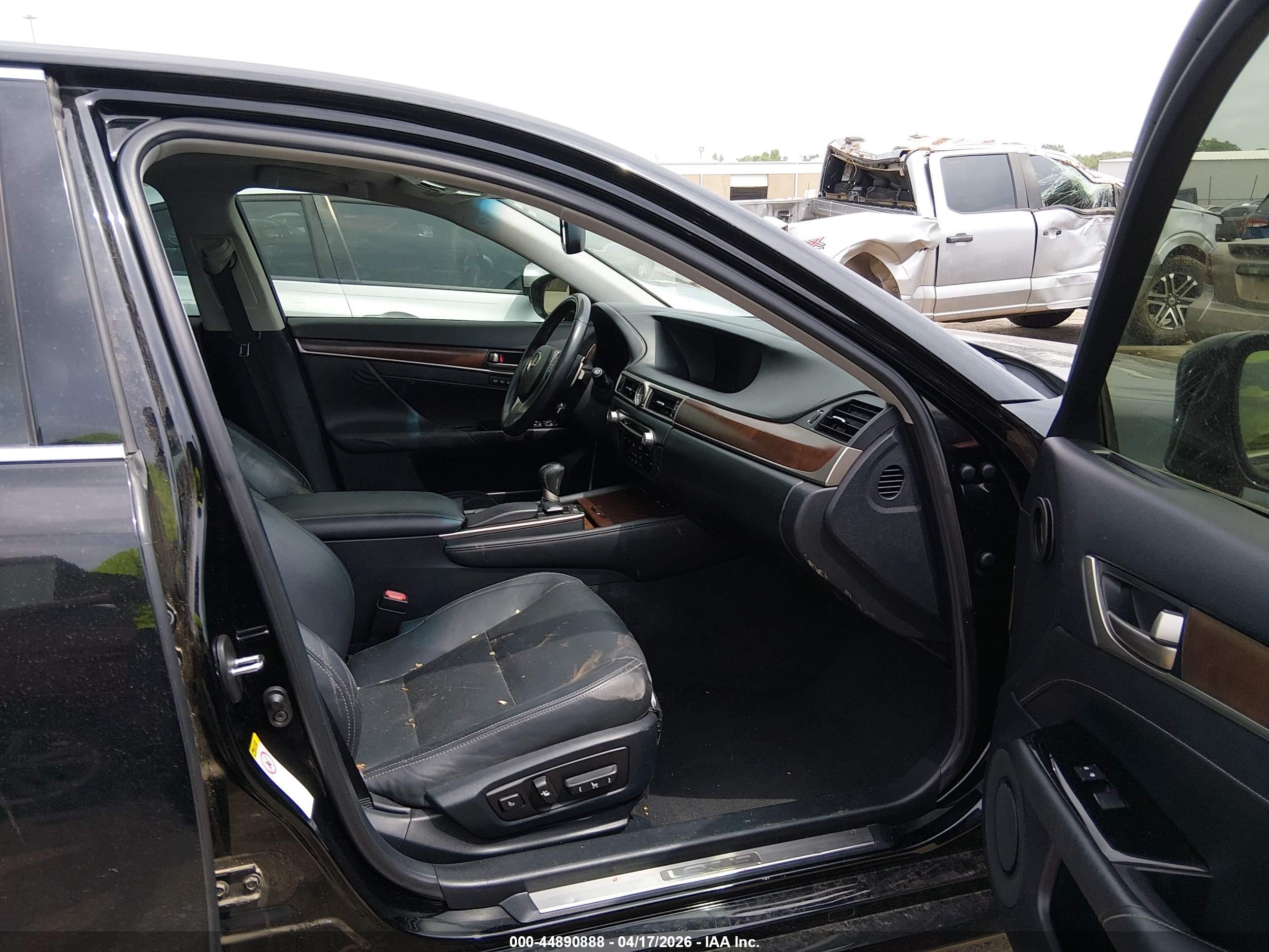 2014 Lexus Gs 350   Black vin: JTHBE1BL8E5040696