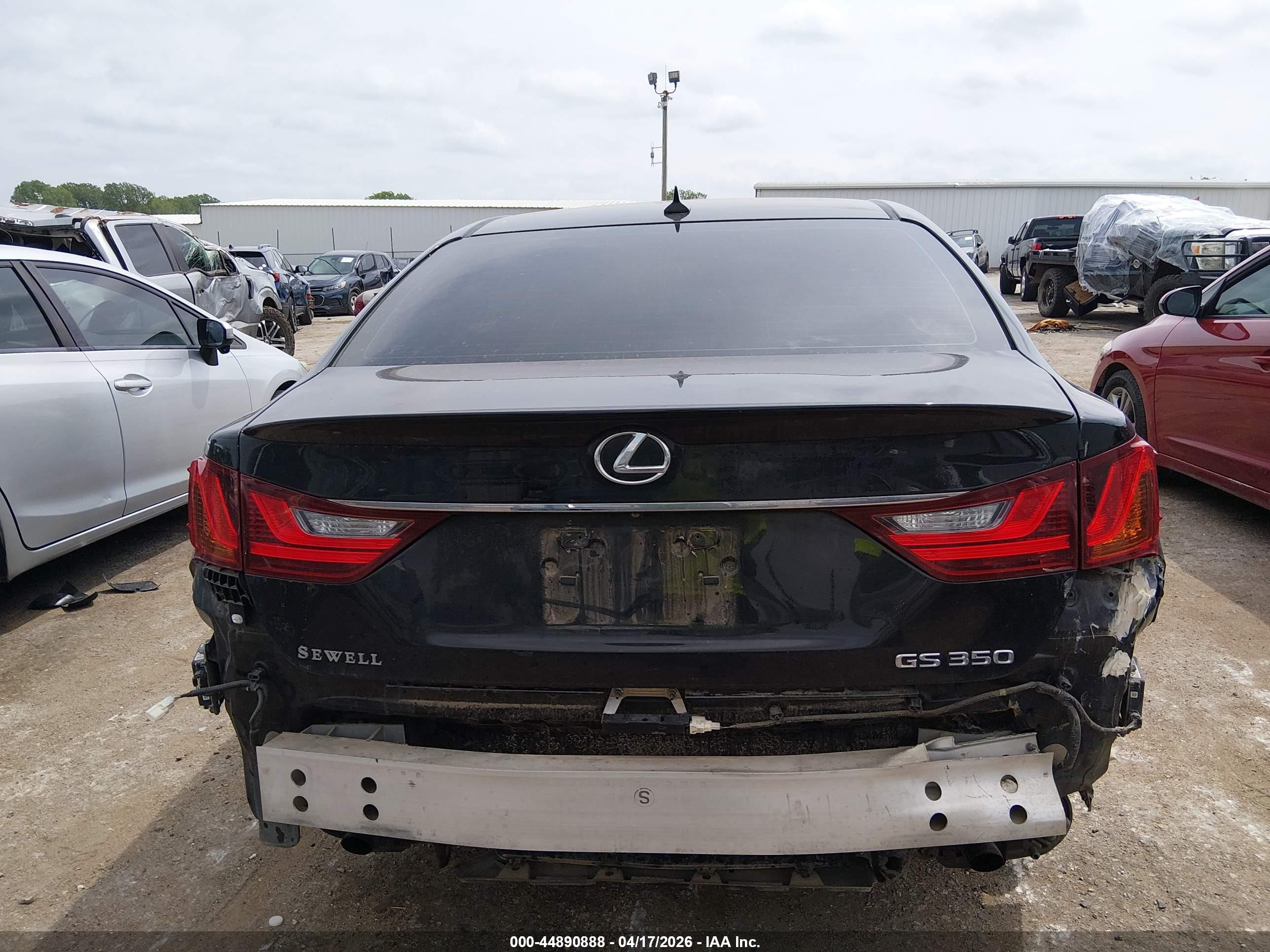 2014 Lexus Gs 350   Black vin: JTHBE1BL8E5040696