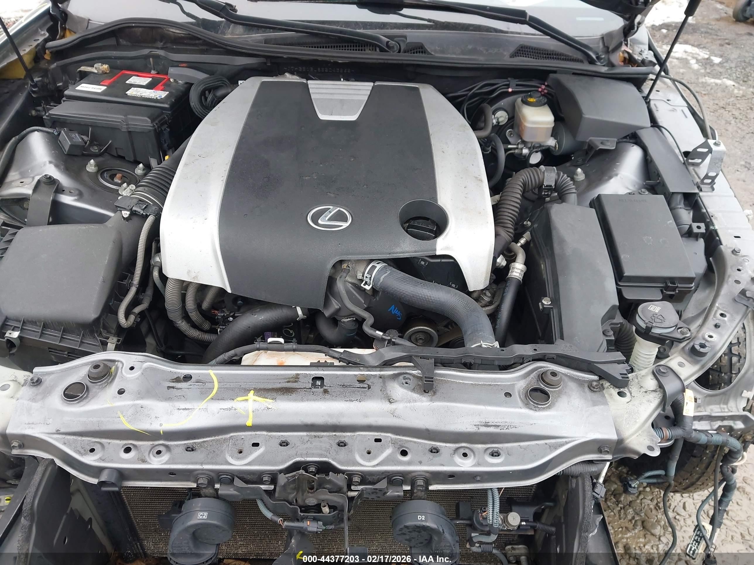 2014 Lexus Gs 350   Gray vin: JTHBE1BL8E5043565