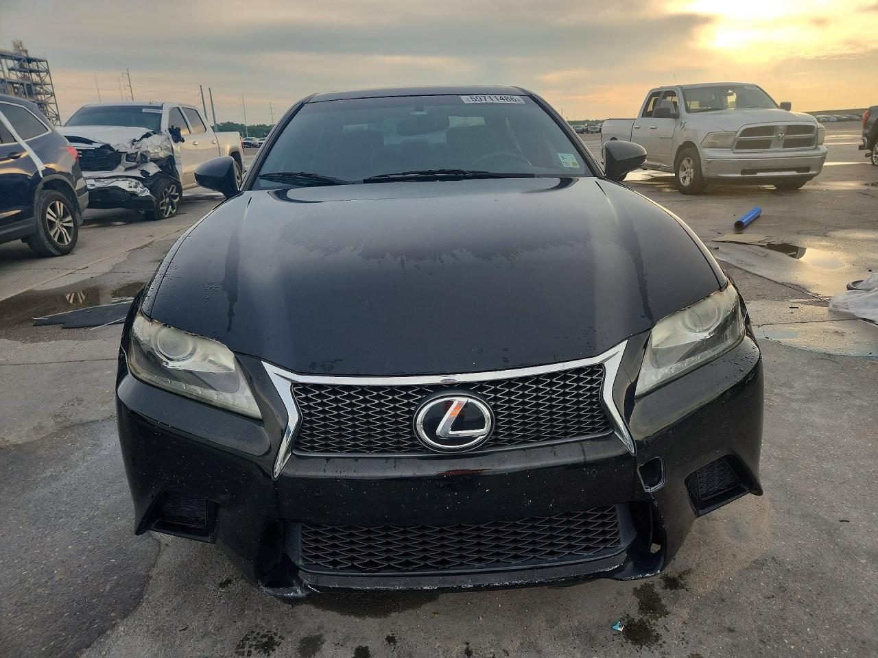 2015 Lexus Gs 350 Black vin: JTHBE1BL8FA008064
