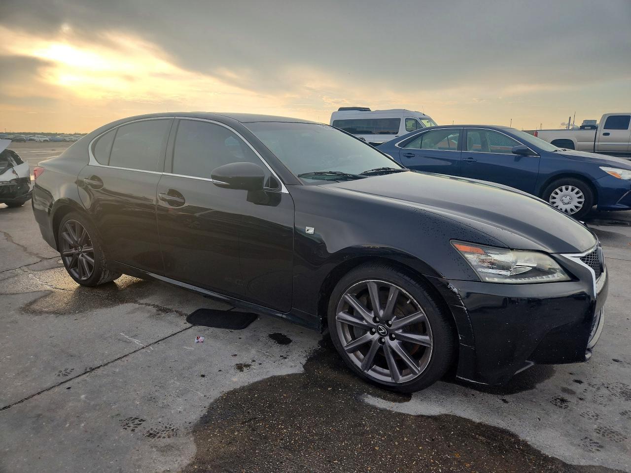 2015 Lexus Gs 350 Black vin: JTHBE1BL8FA008064