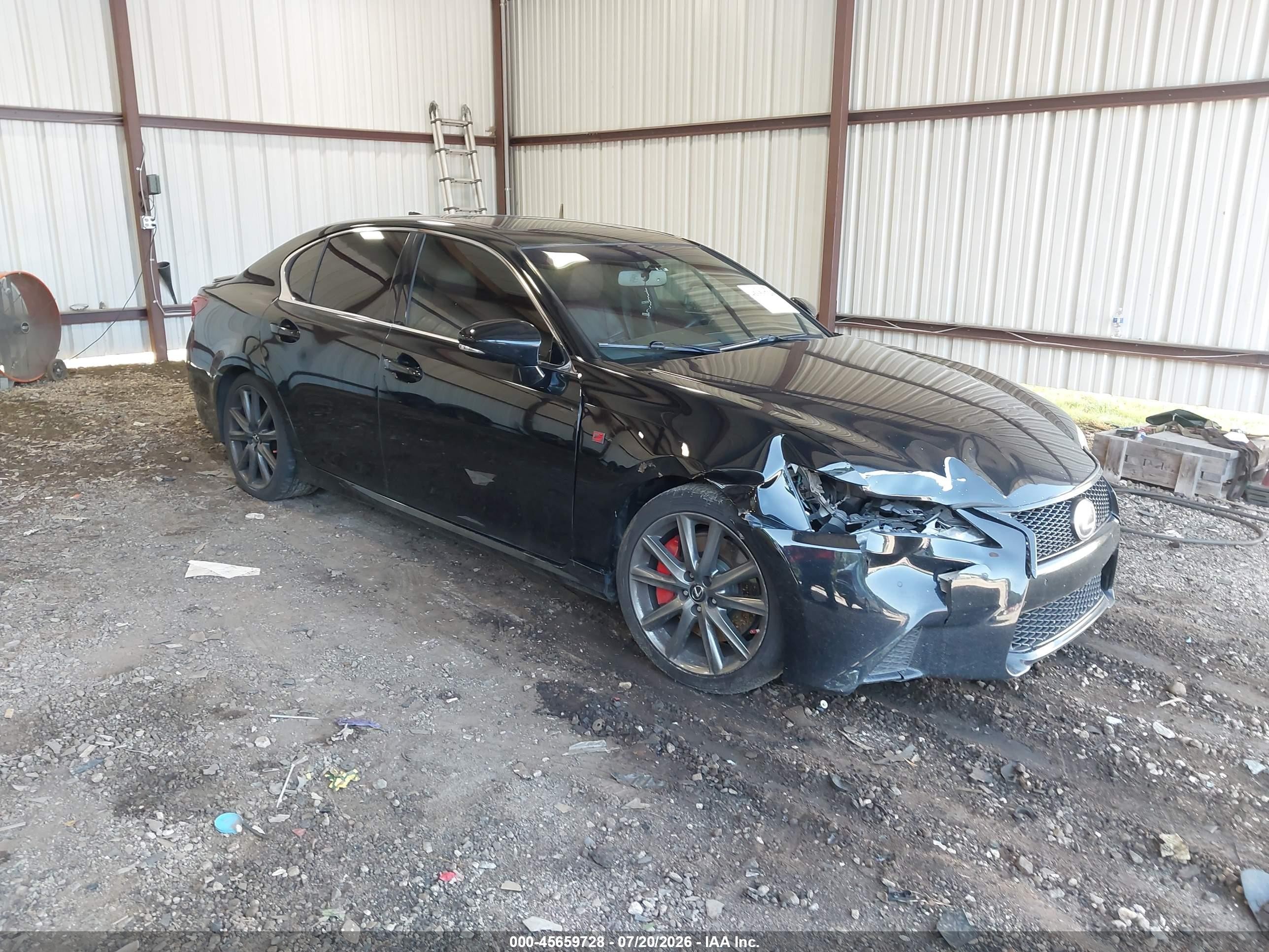 2015 Lexus Gs 350   Black vin: JTHBE1BL8FA010445