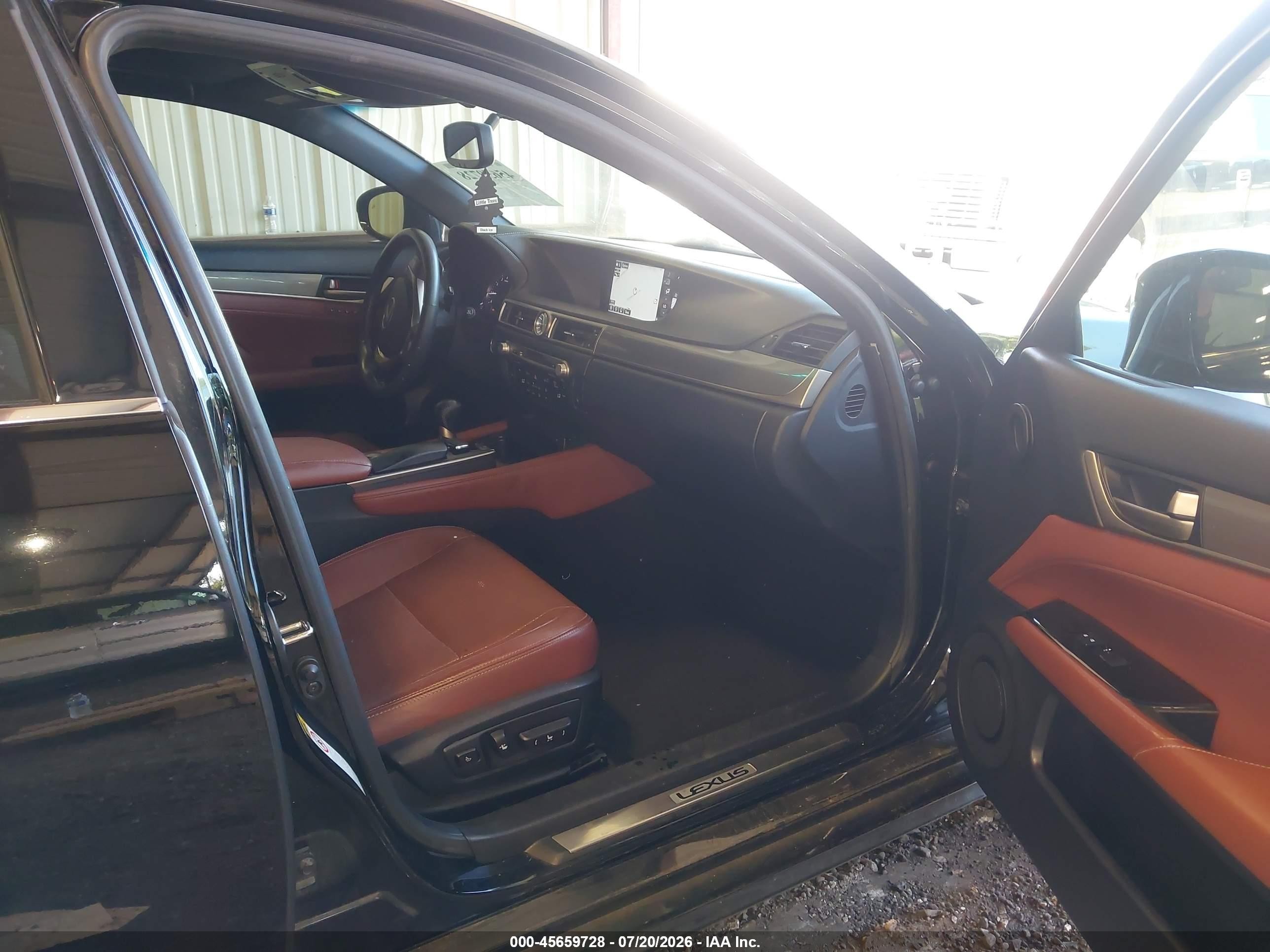 2015 Lexus Gs 350   Black vin: JTHBE1BL8FA010445