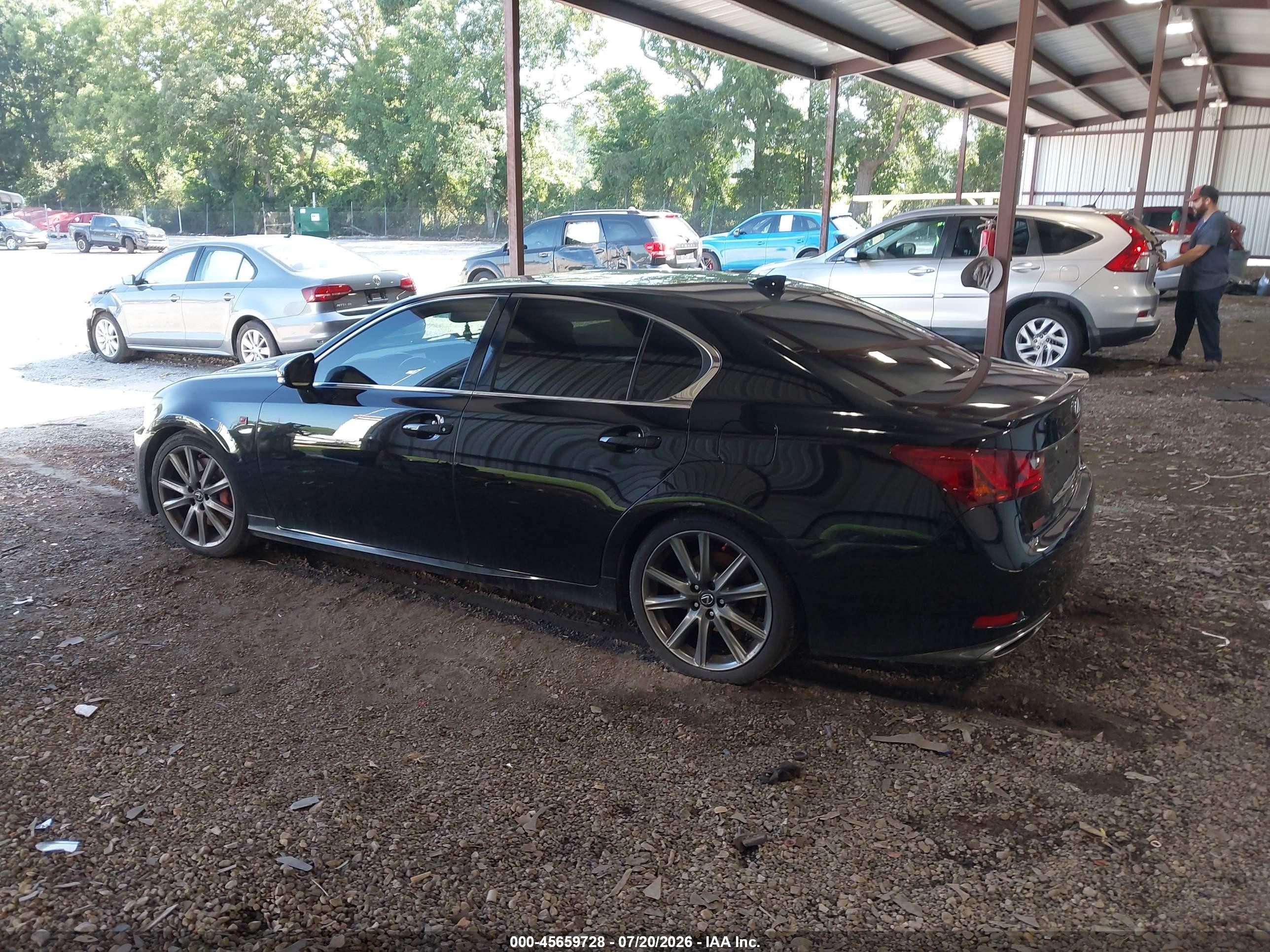 2015 Lexus Gs 350   Black vin: JTHBE1BL8FA010445