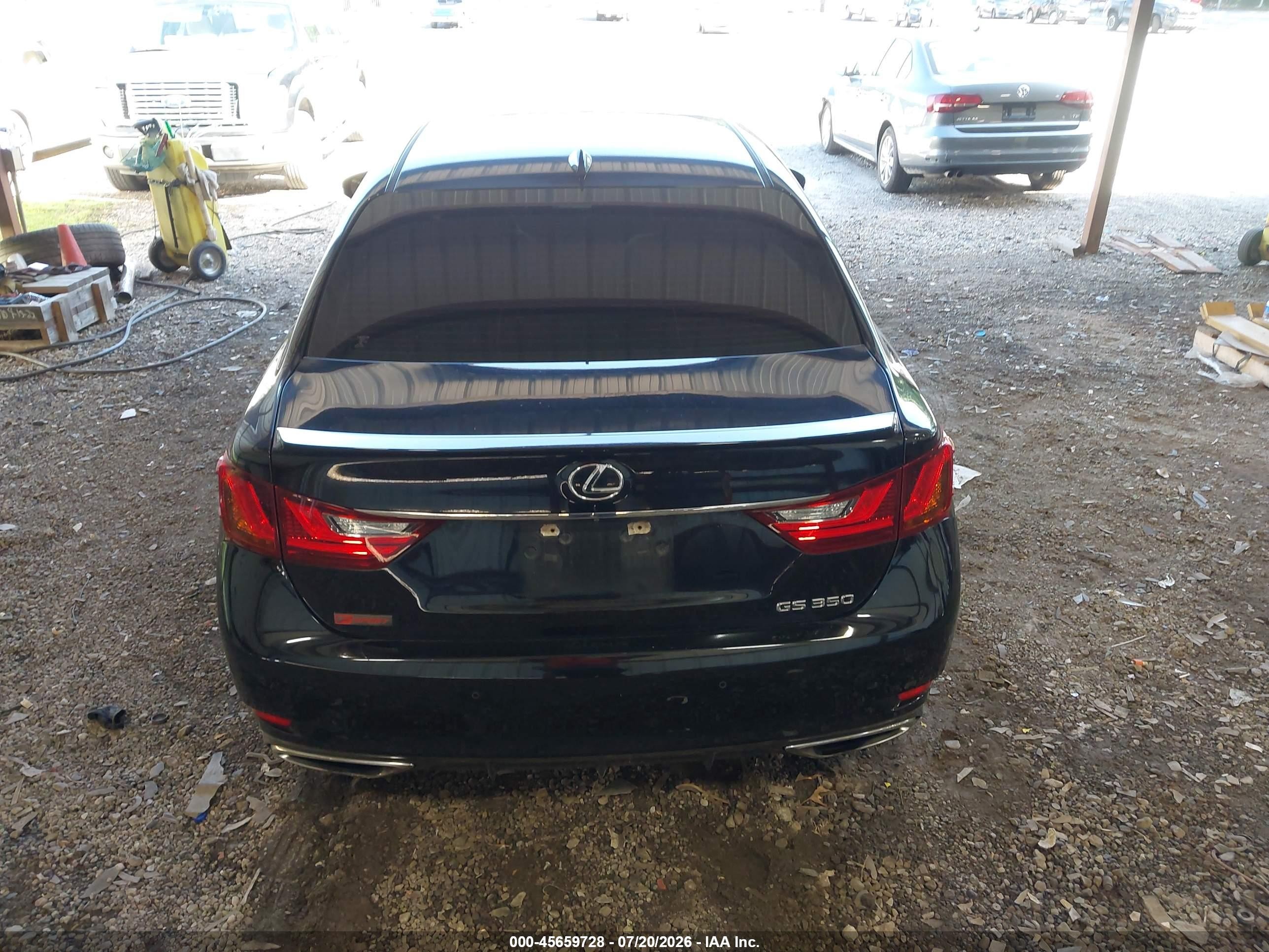 2015 Lexus Gs 350   Black vin: JTHBE1BL8FA010445