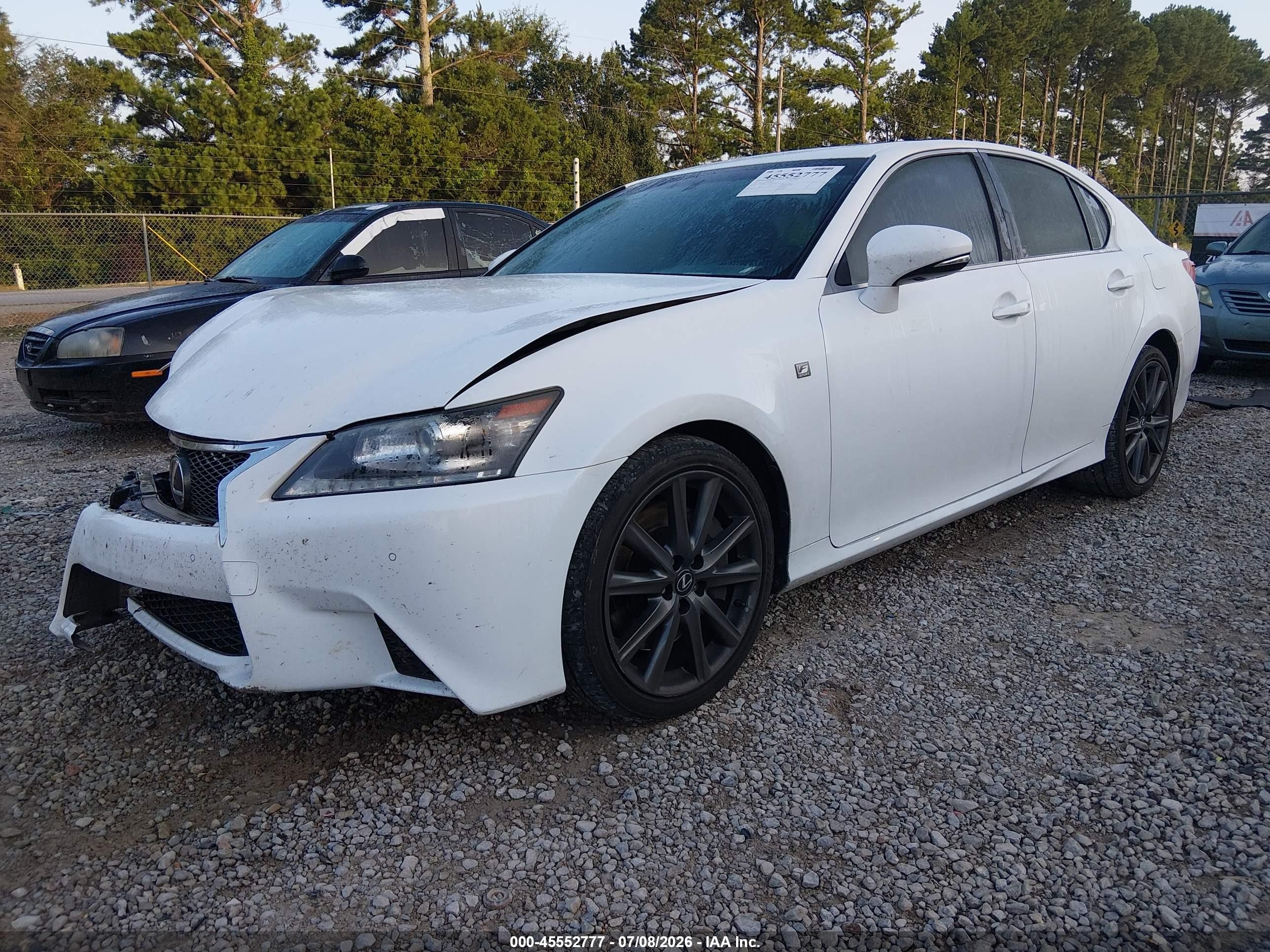 2015 Lexus Gs 350   White vin: JTHBE1BL8FA010512
