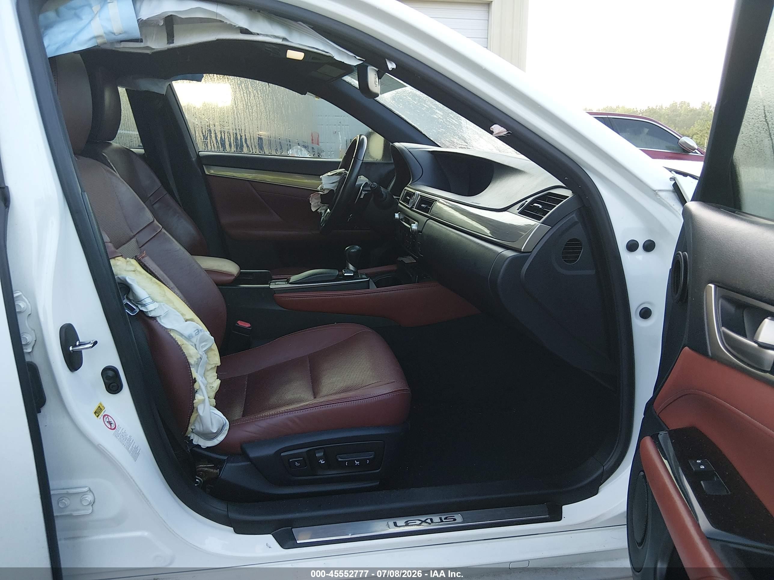 2015 Lexus Gs 350   White vin: JTHBE1BL8FA010512