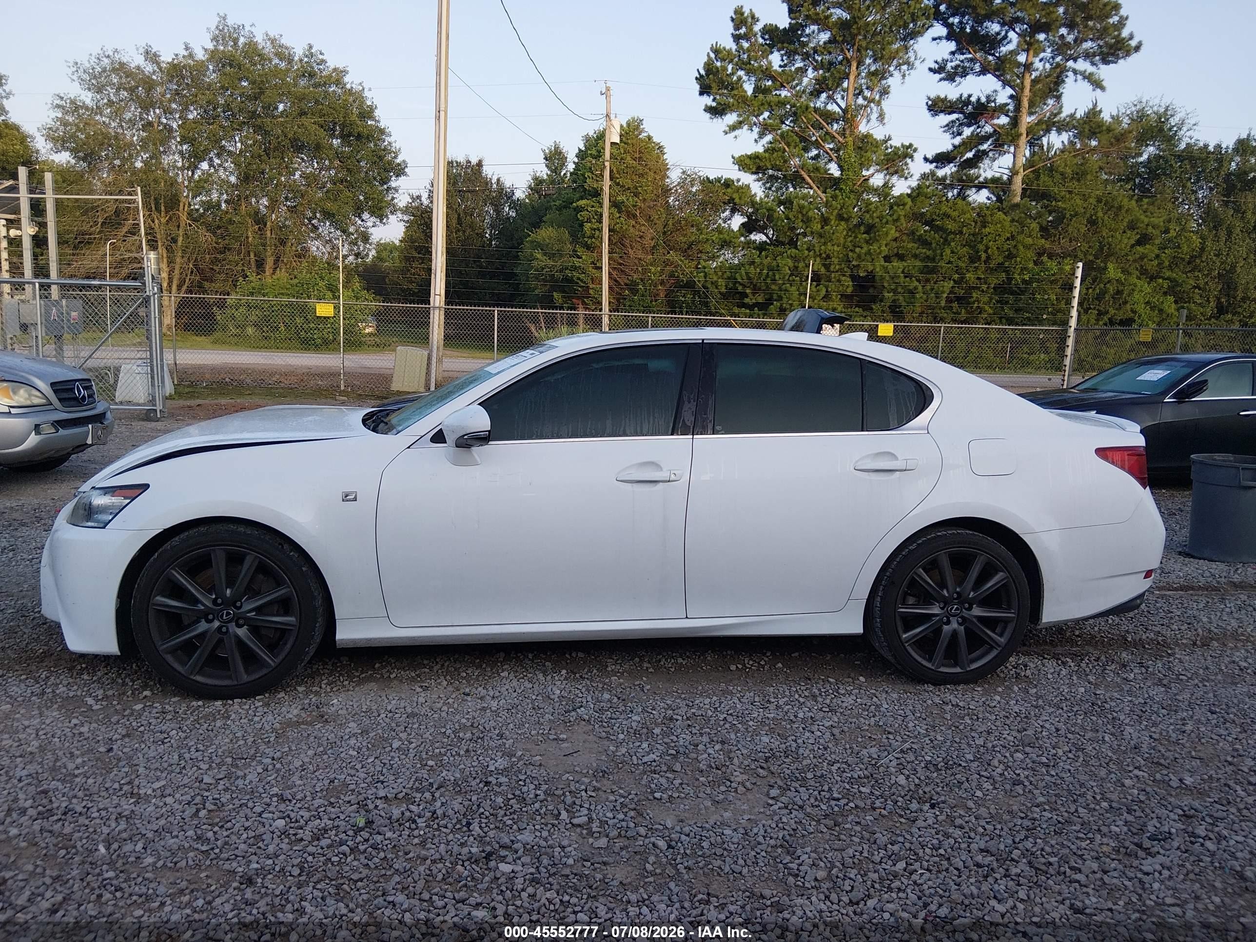 2015 Lexus Gs 350   White vin: JTHBE1BL8FA010512