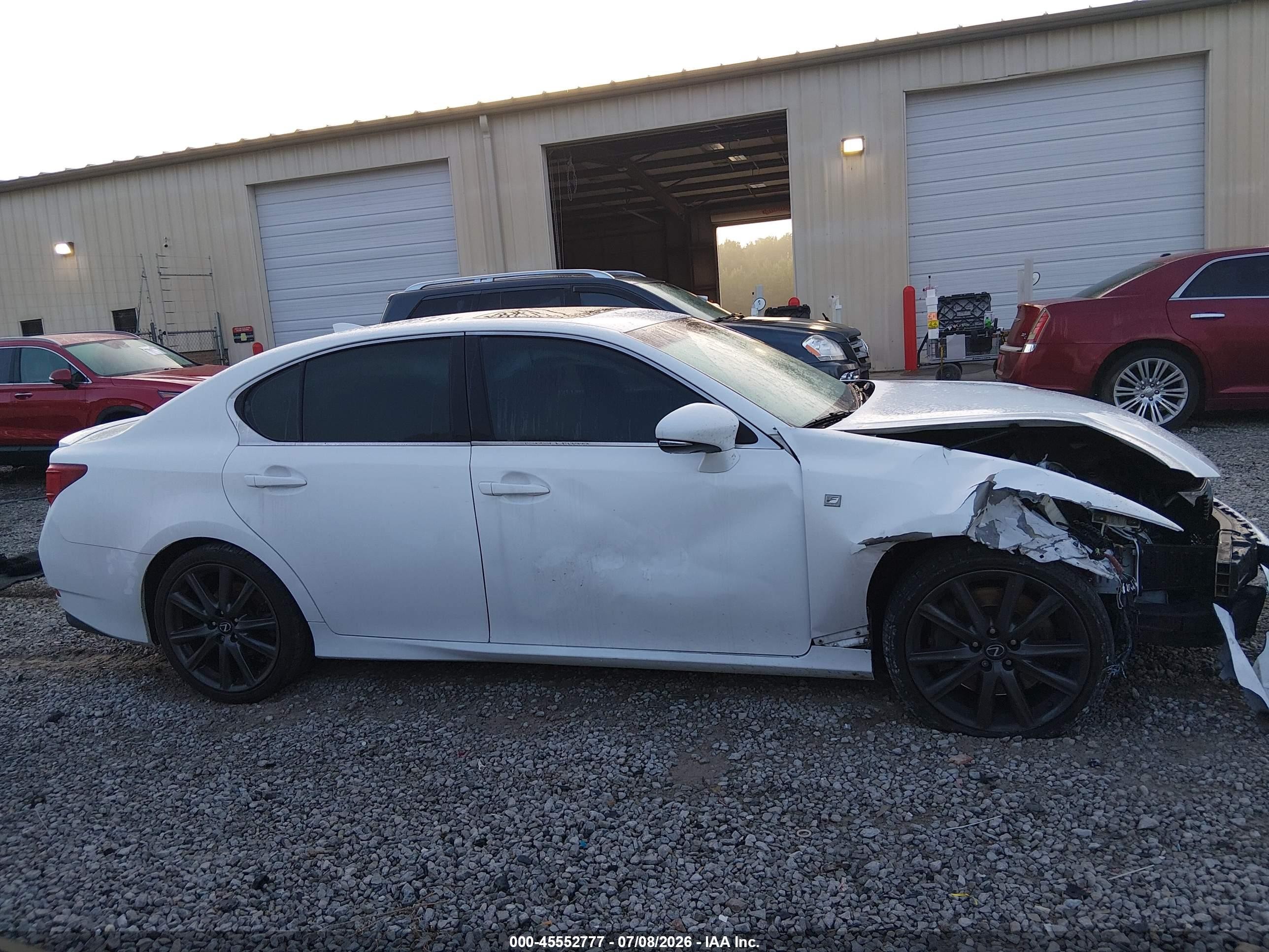 2015 Lexus Gs 350   White vin: JTHBE1BL8FA010512