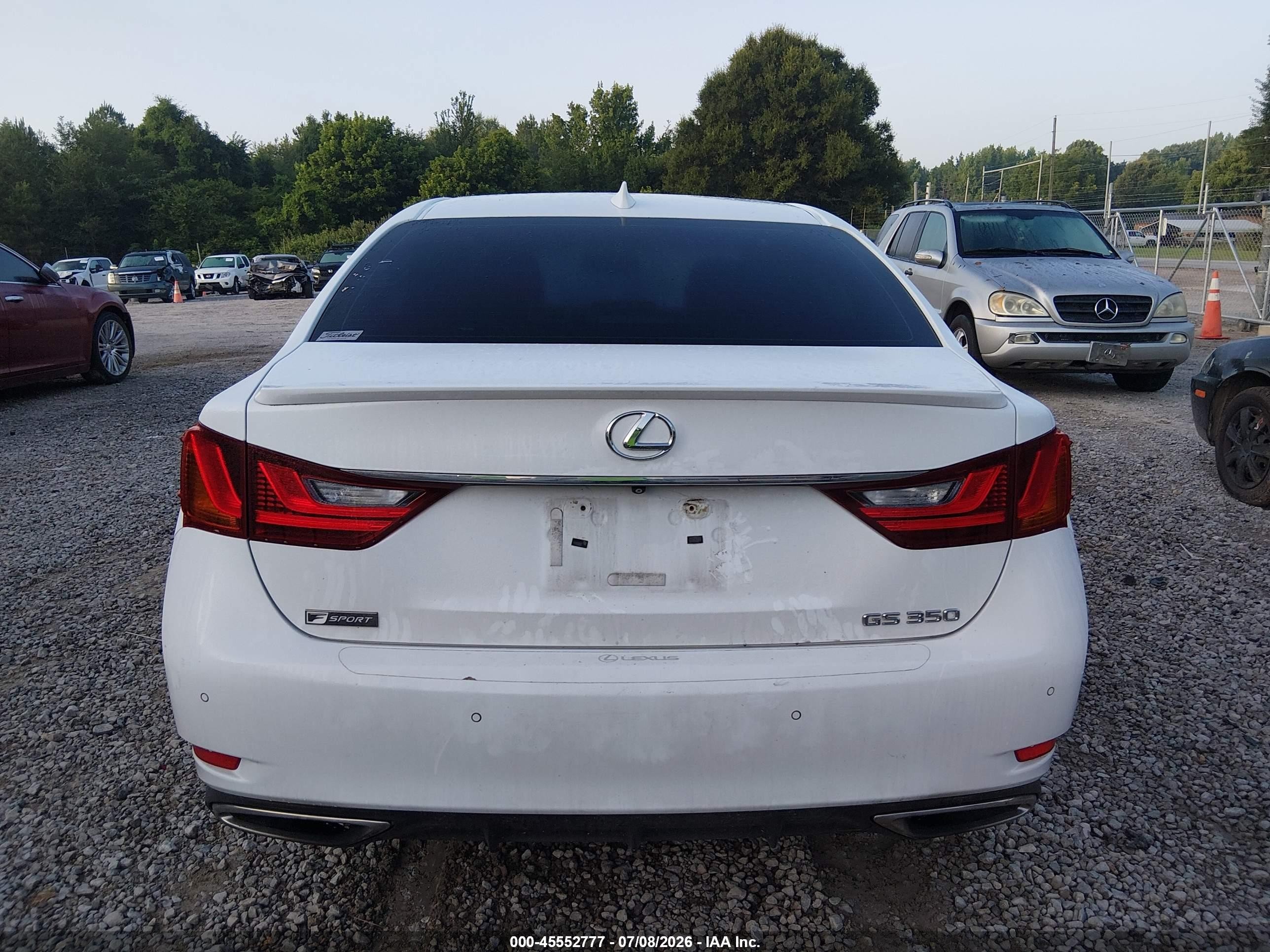 2015 Lexus Gs 350   White vin: JTHBE1BL8FA010512