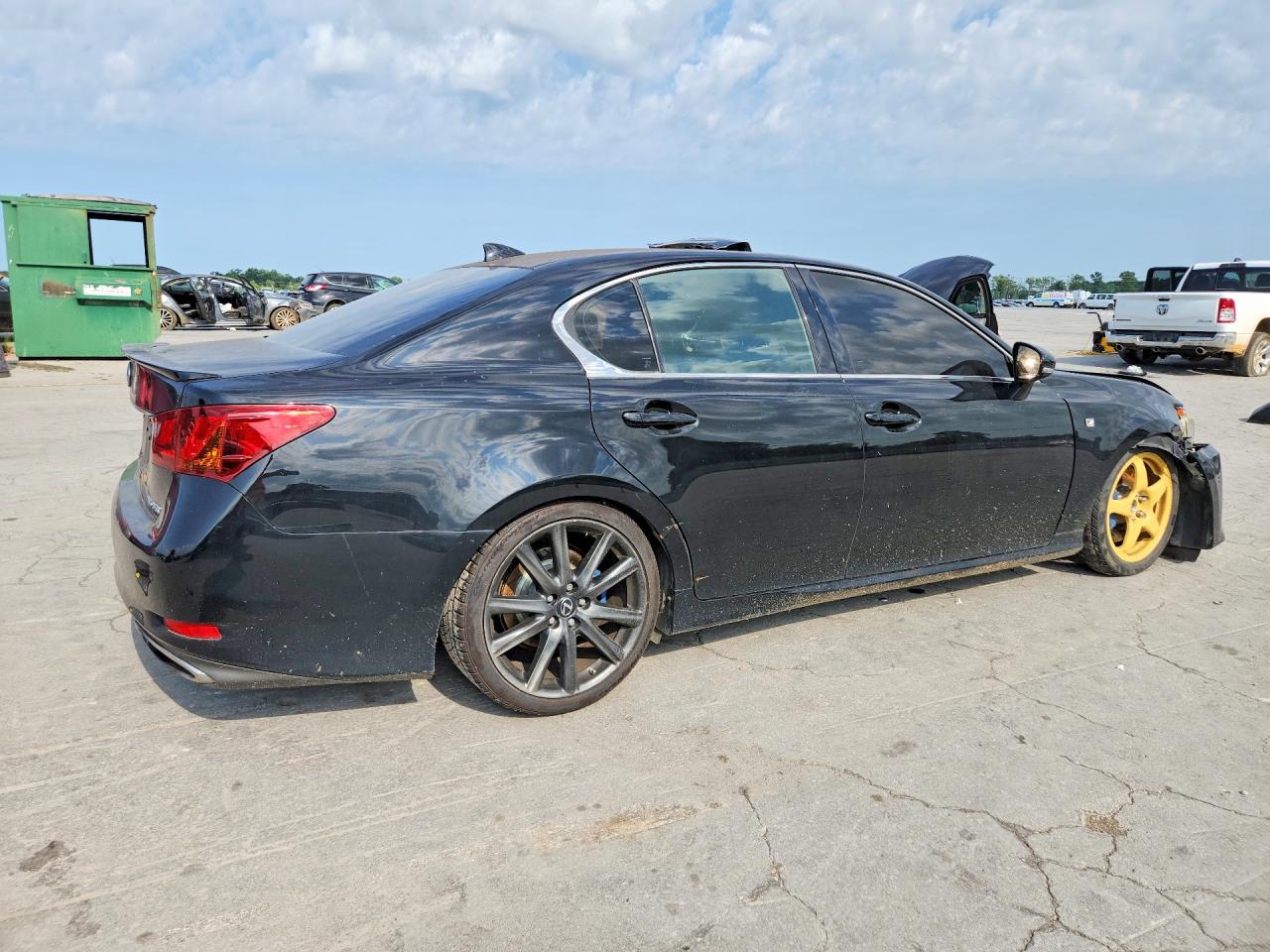 2015 Lexus Gs 350 Black vin: JTHBE1BL8FA010848