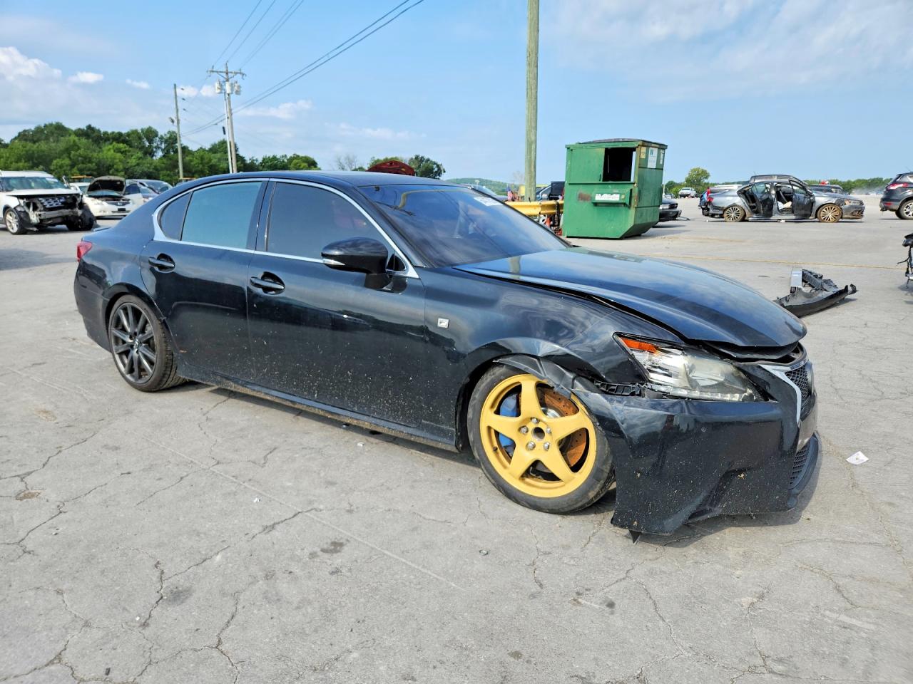 2015 Lexus Gs 350 Black vin: JTHBE1BL8FA010848