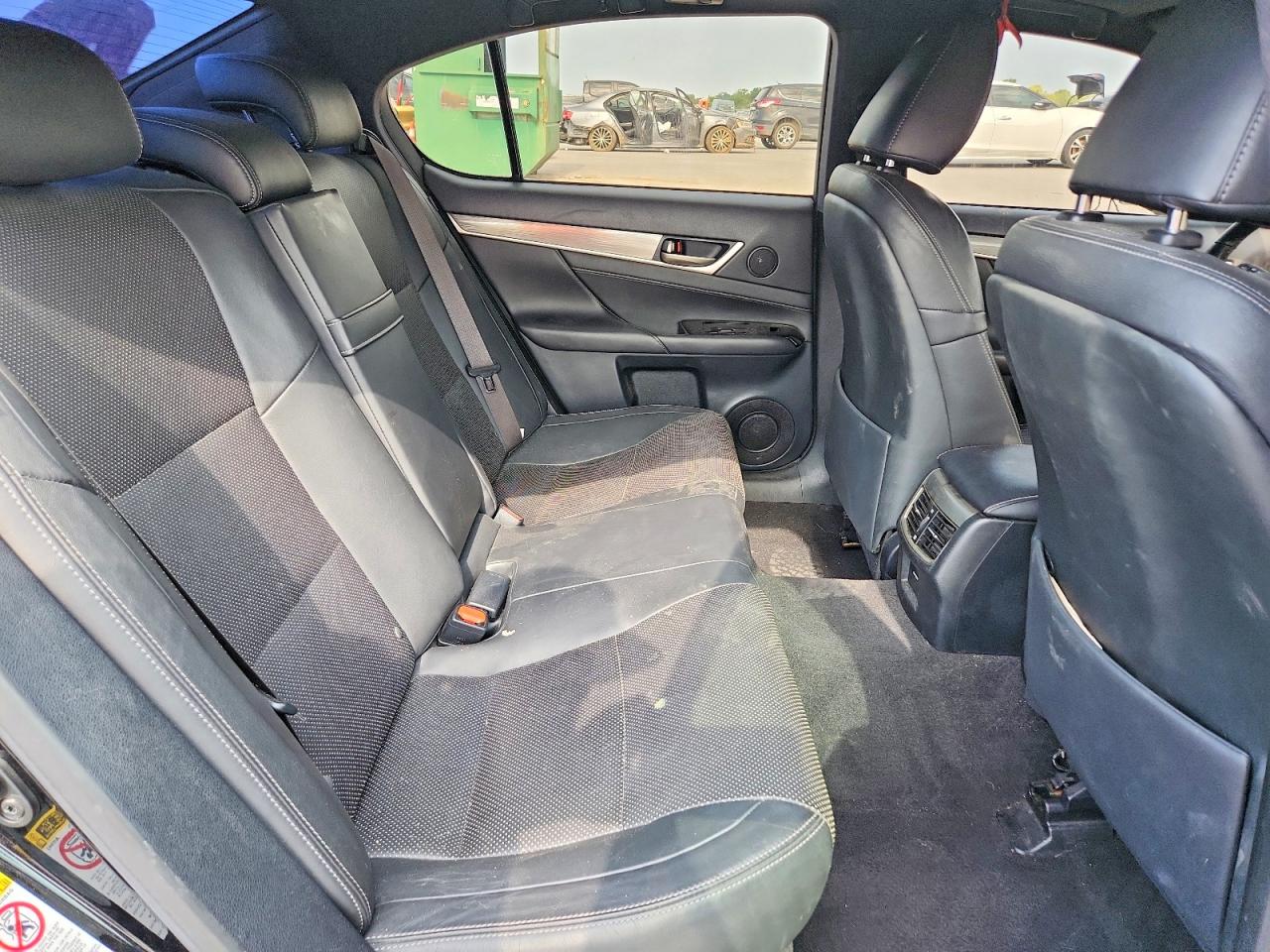 2015 Lexus Gs 350 Black vin: JTHBE1BL8FA010848
