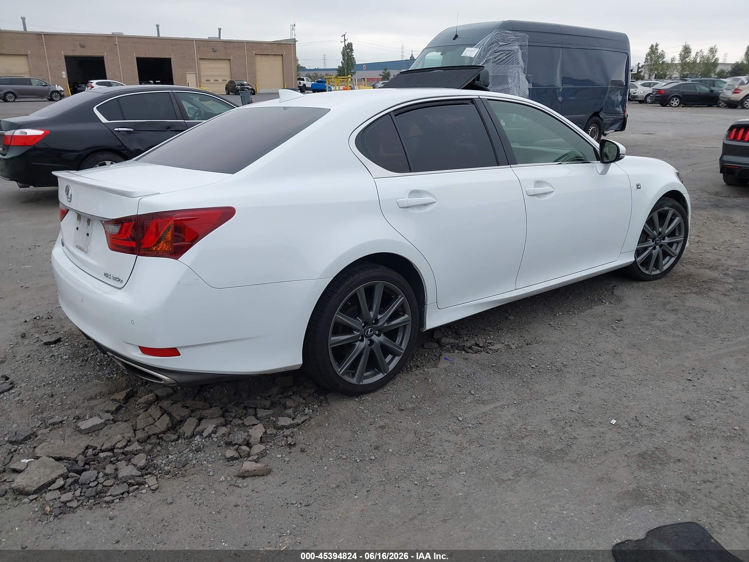 2015 Lexus Gs 350 White vin: JTHBE1BL8FA015287