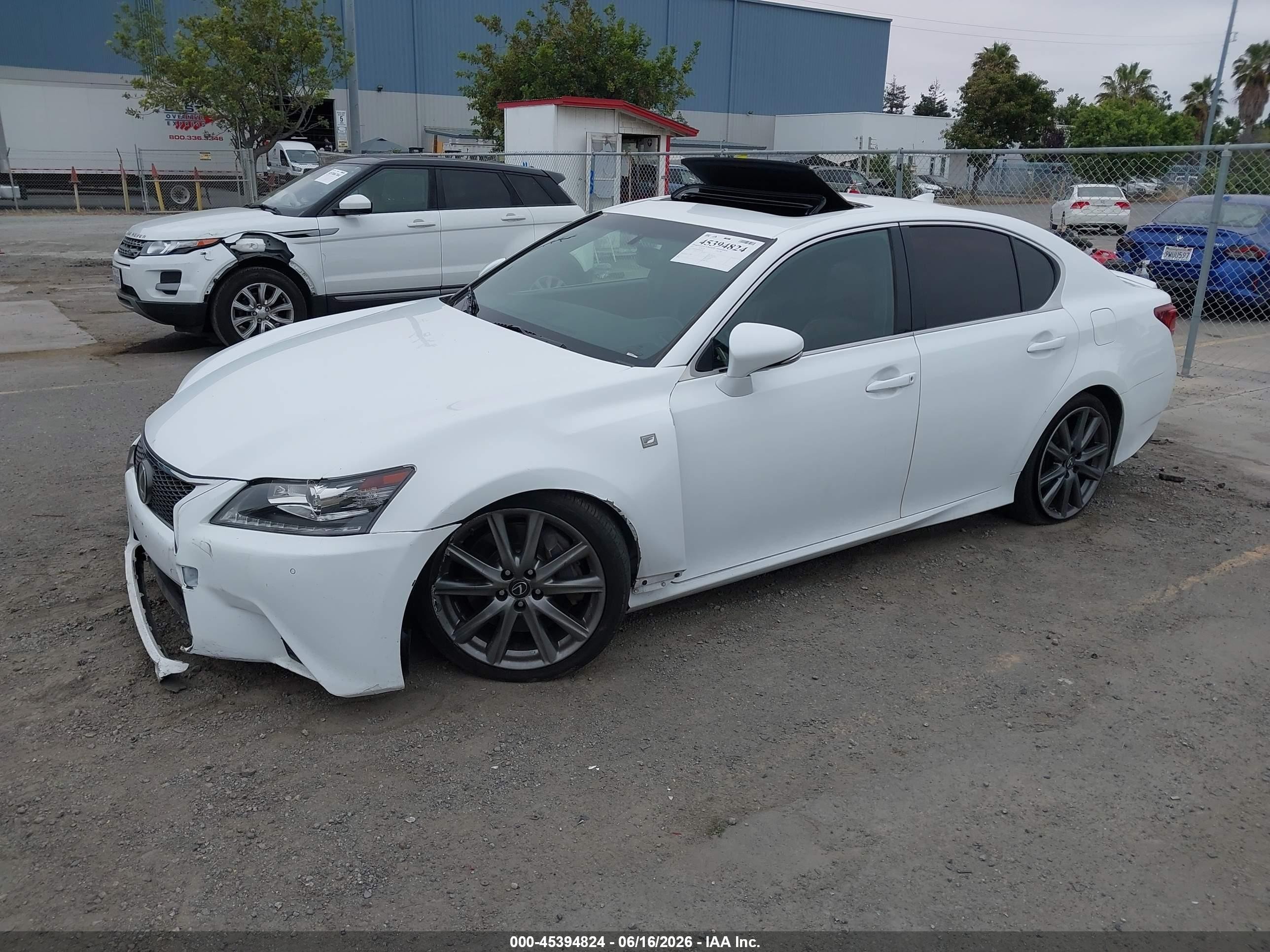 2015 Lexus Gs 350 White vin: JTHBE1BL8FA015287