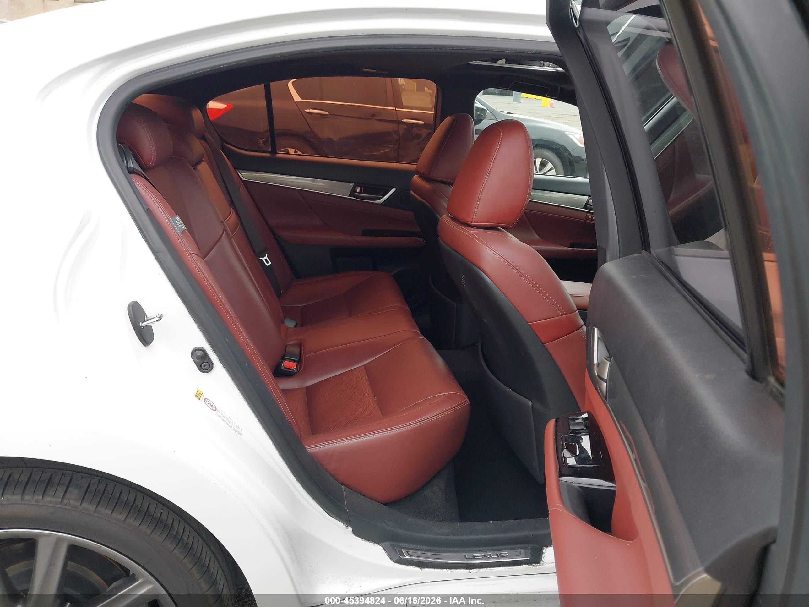 2015 Lexus Gs 350 White vin: JTHBE1BL8FA015287