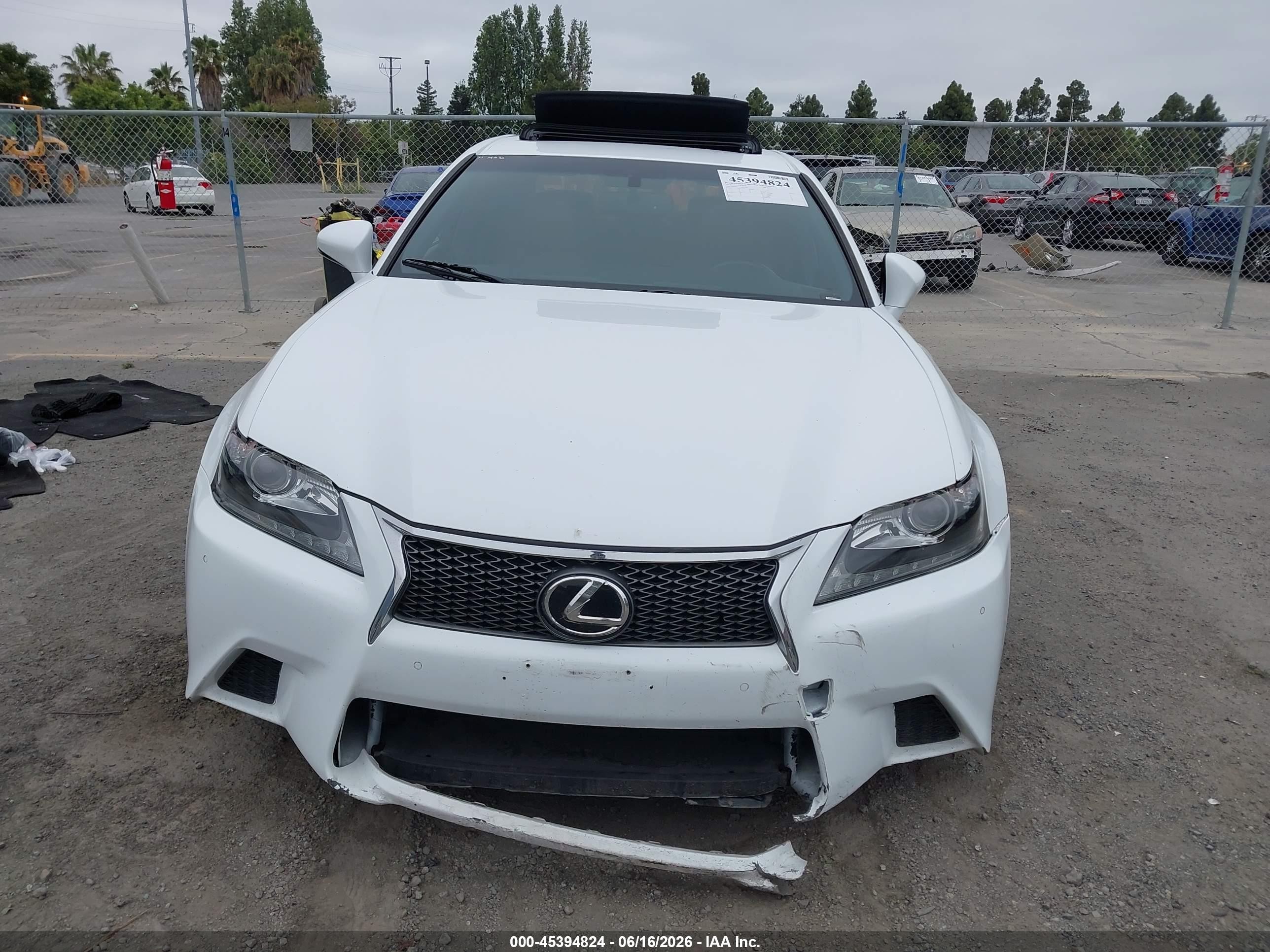 2015 Lexus Gs 350 White vin: JTHBE1BL8FA015287