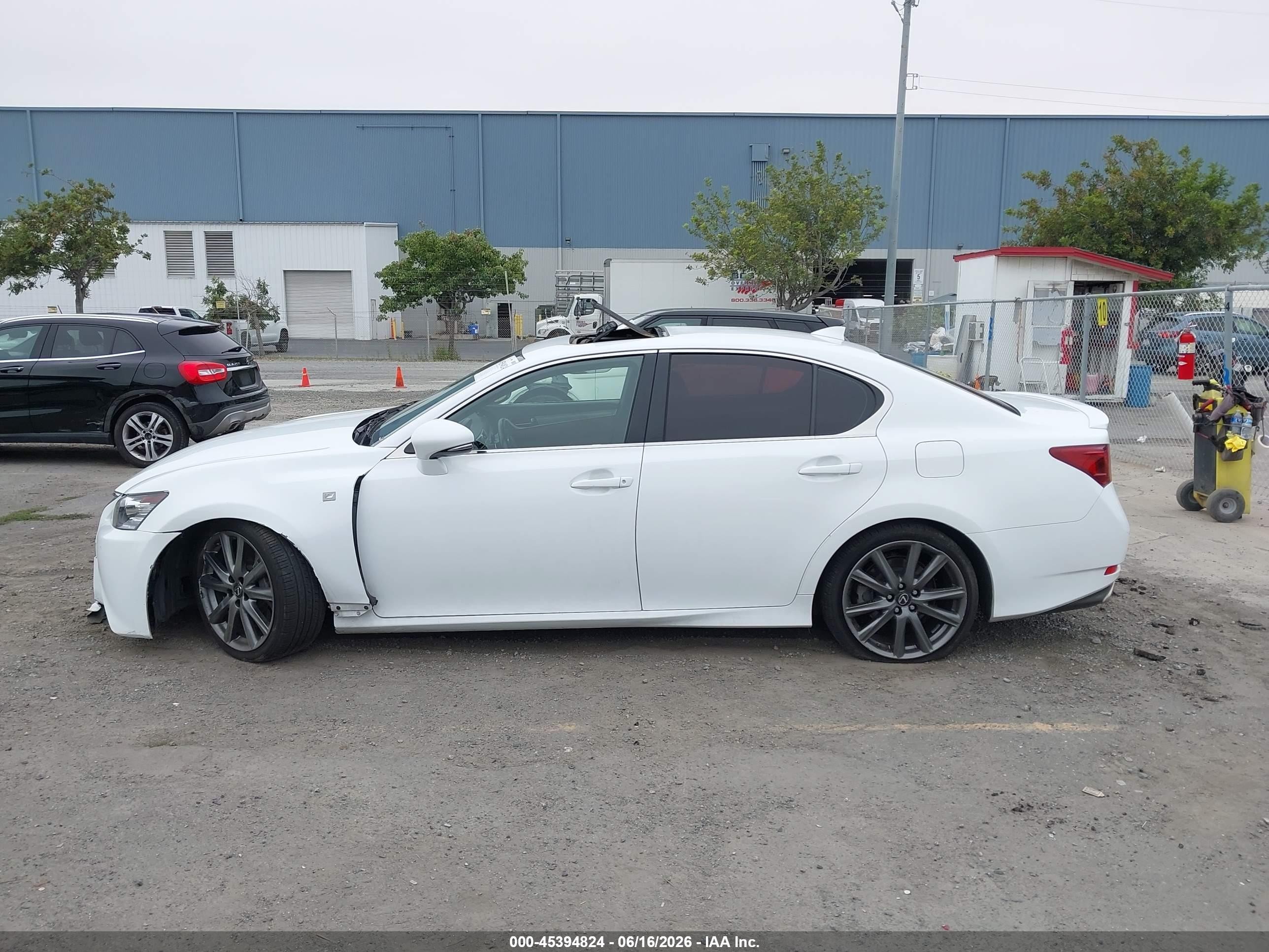 2015 Lexus Gs 350 White vin: JTHBE1BL8FA015287